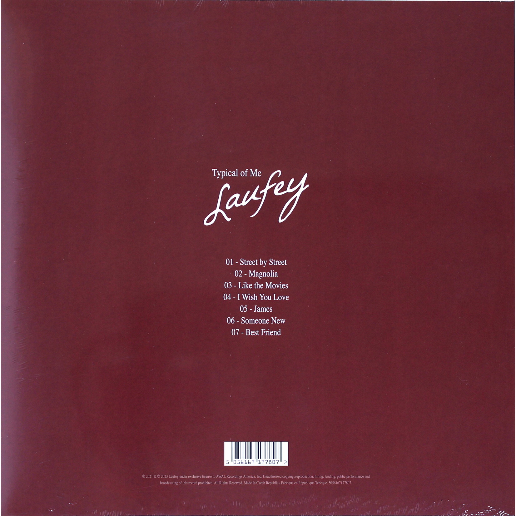 LAUFEY - TYPICAL OF ME - COLORED GOLD LP