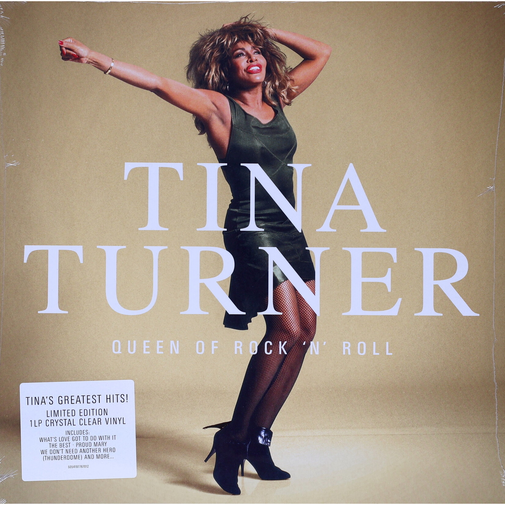 TURNER, TINA - QUEEN OF ROCK 'N' ROLL - LTD COLORED CRYSTAL CLEAR LP