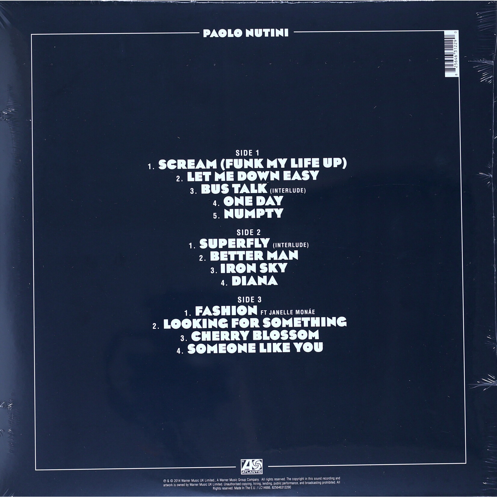 NUTINI PAOLO - CAUSTIC LOVE - GATEFOLD 2LP