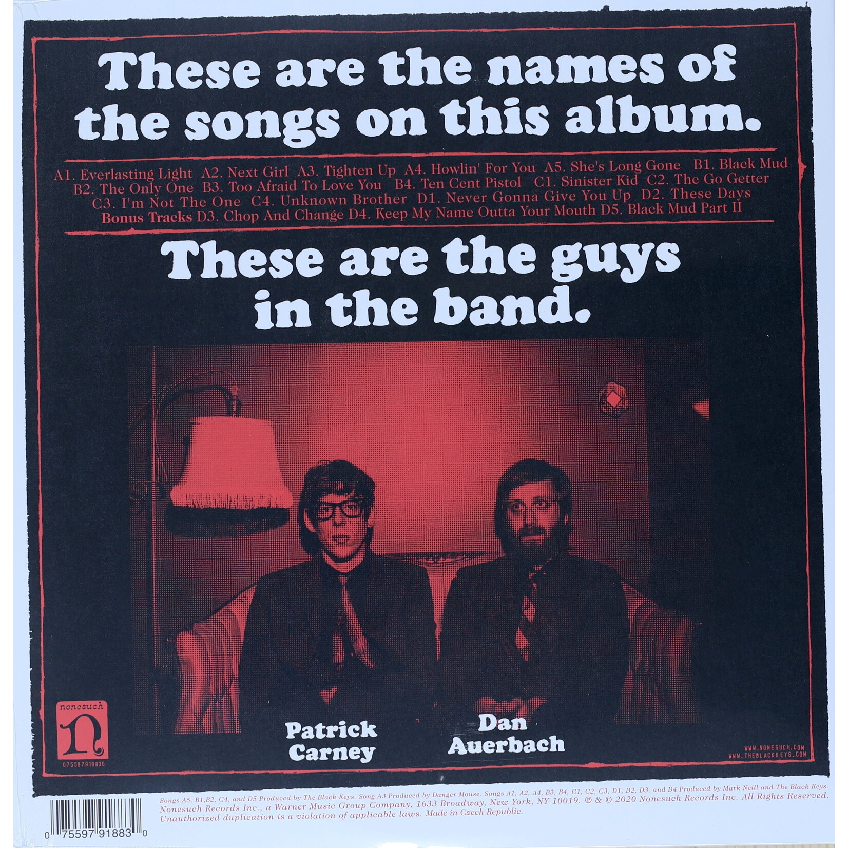 BLACK KEYS - BROTHERS - GATEFOLD REMASTERED 2LP