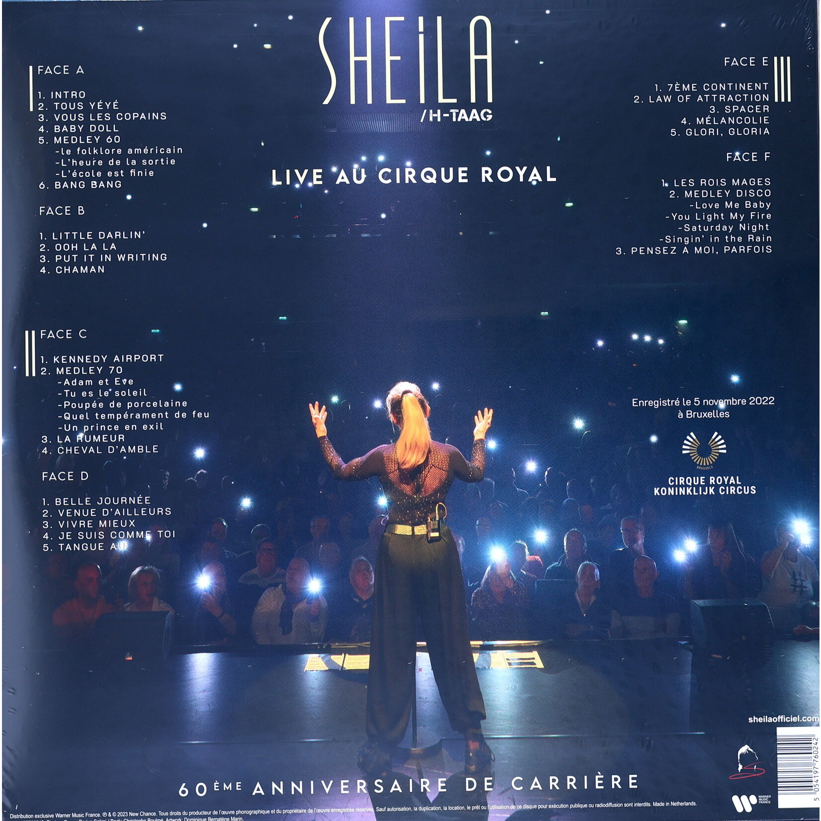 SHEILA - LIVE A BRUXELLES - 3LP