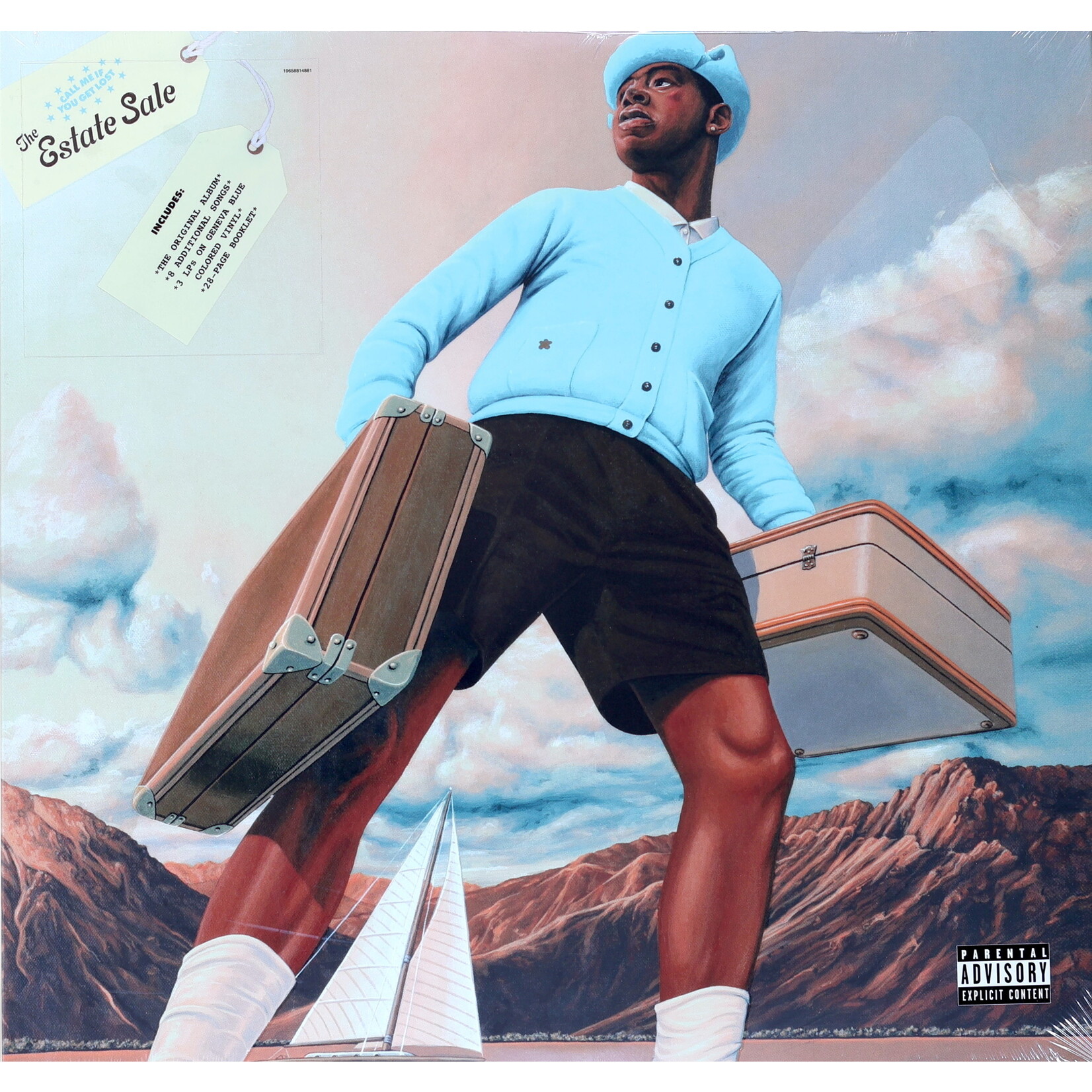 TYLER THE CREATOR - CALL ME IF YOU GET LOST: THE ESTATE SALE - LTD GATEFOLD COLORED GENEVA BLUE  3LP