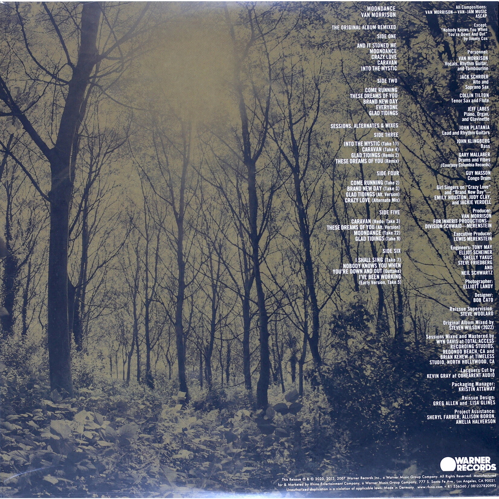 MORRISON VAN - MOONDANCE - LTD GATEFOLD REISSUE 3LP