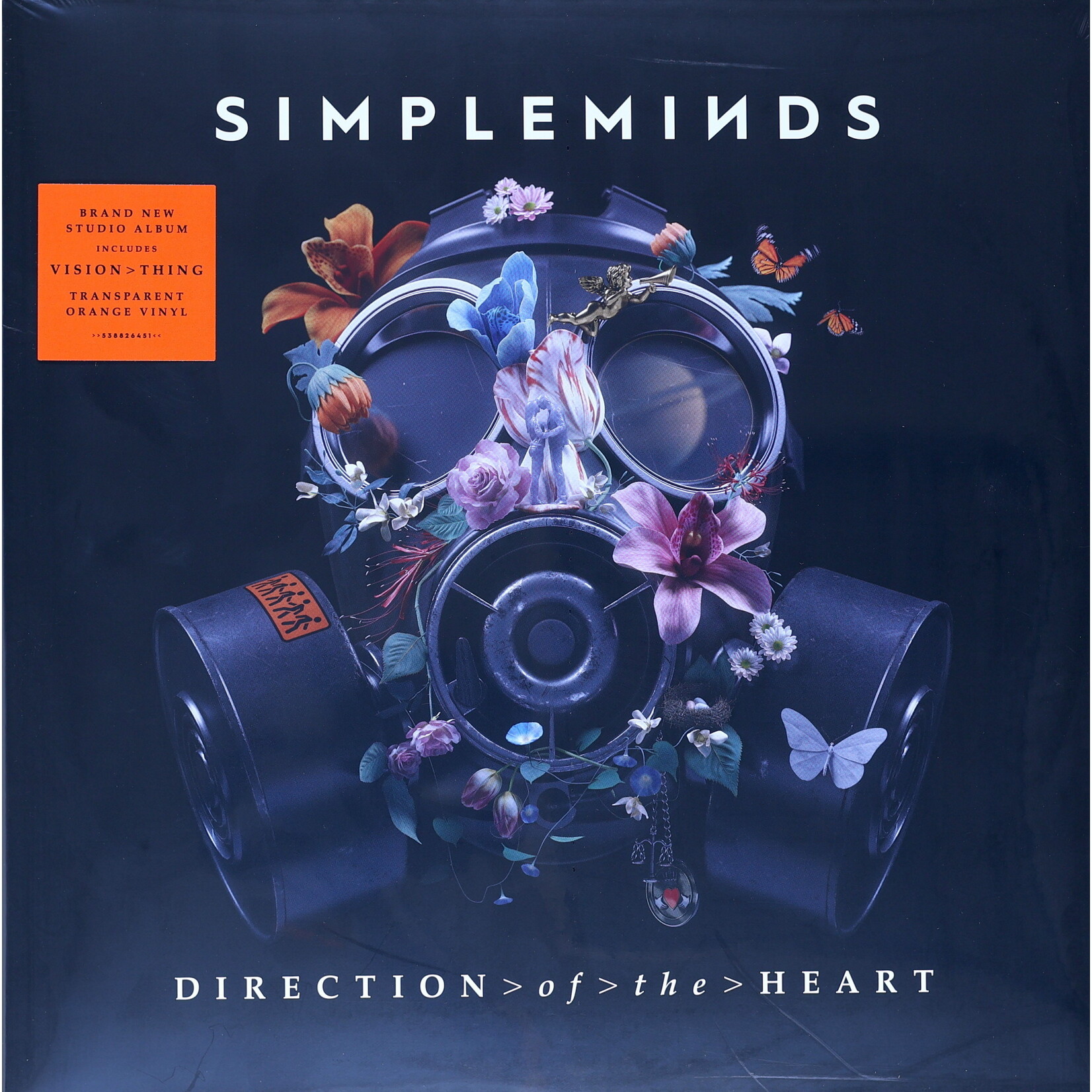SIMPLE MINDS - DIRECTION OF THE HEART - LTD INDIE ONLY GATEFOLD COLORED ORANGE LP