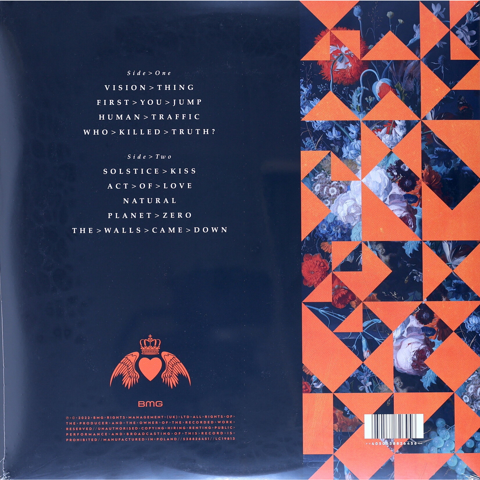 SIMPLE MINDS - DIRECTION OF THE HEART - LTD INDIE ONLY GATEFOLD COLORED ORANGE LP