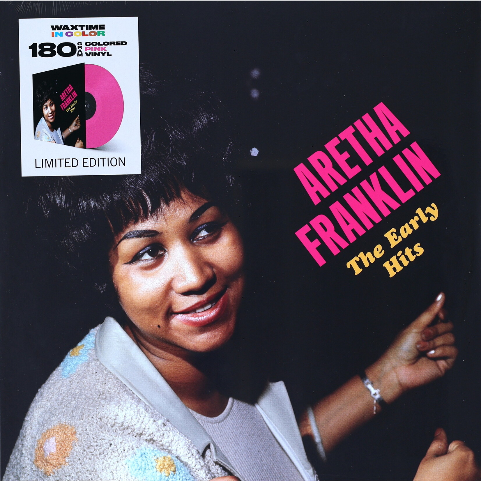 FRANKLIN, ARETHA - EARLY HITS - COLOURED PINK LP