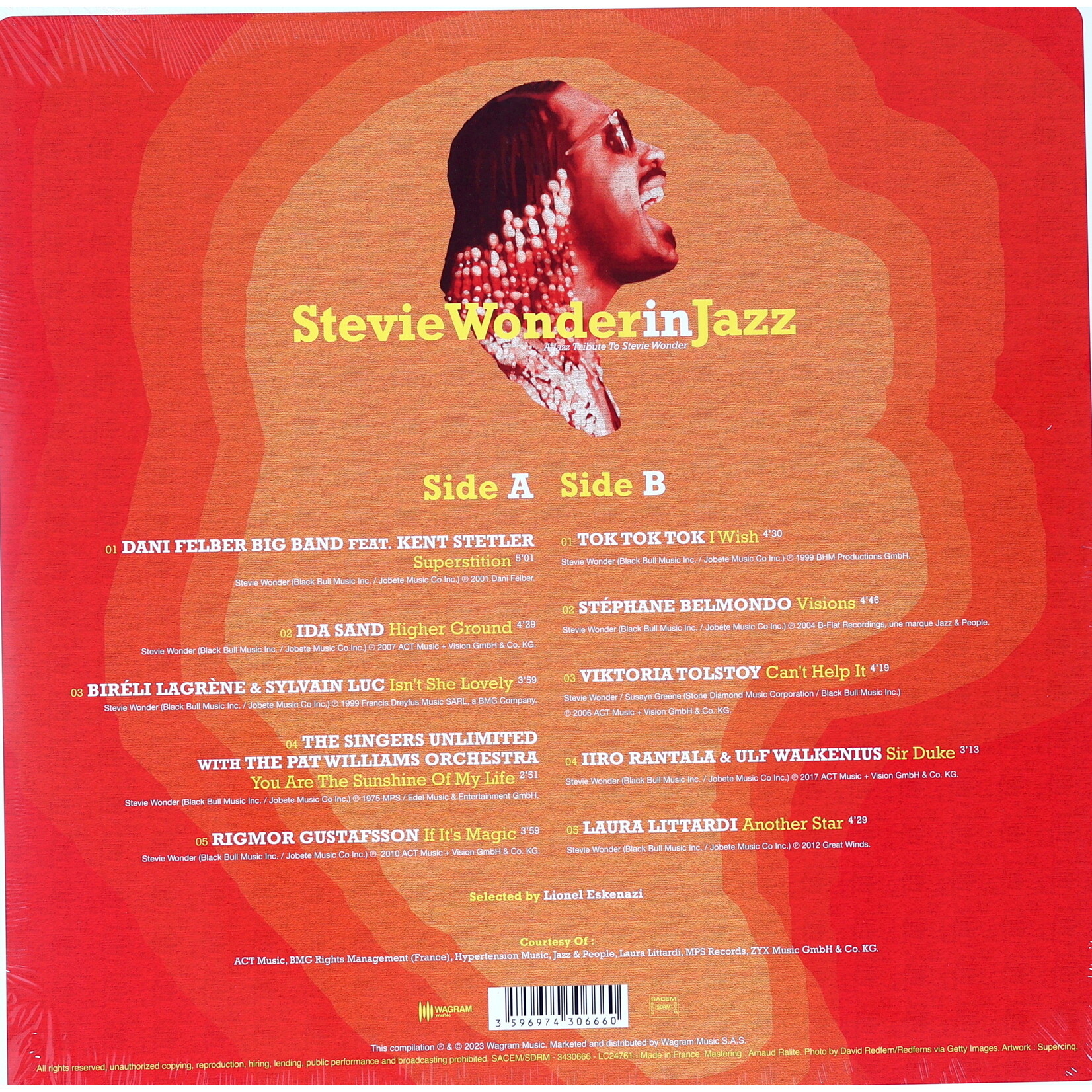 STEVIE WONDER - IN JAZZ - LP
