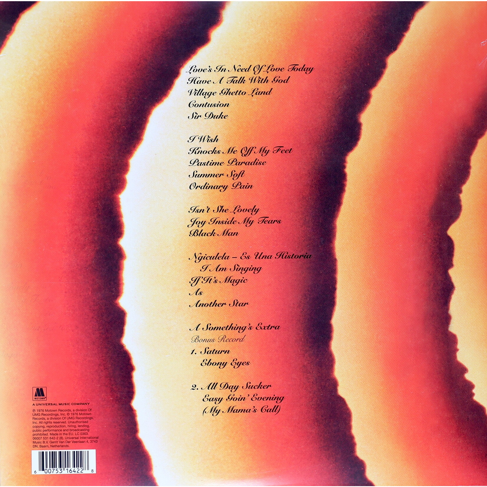 WONDER STEVIE - SONGS IN THE KEY OF LIFE - GATEFOLD 2LP & 7INCH + DOWNLOAD CODE