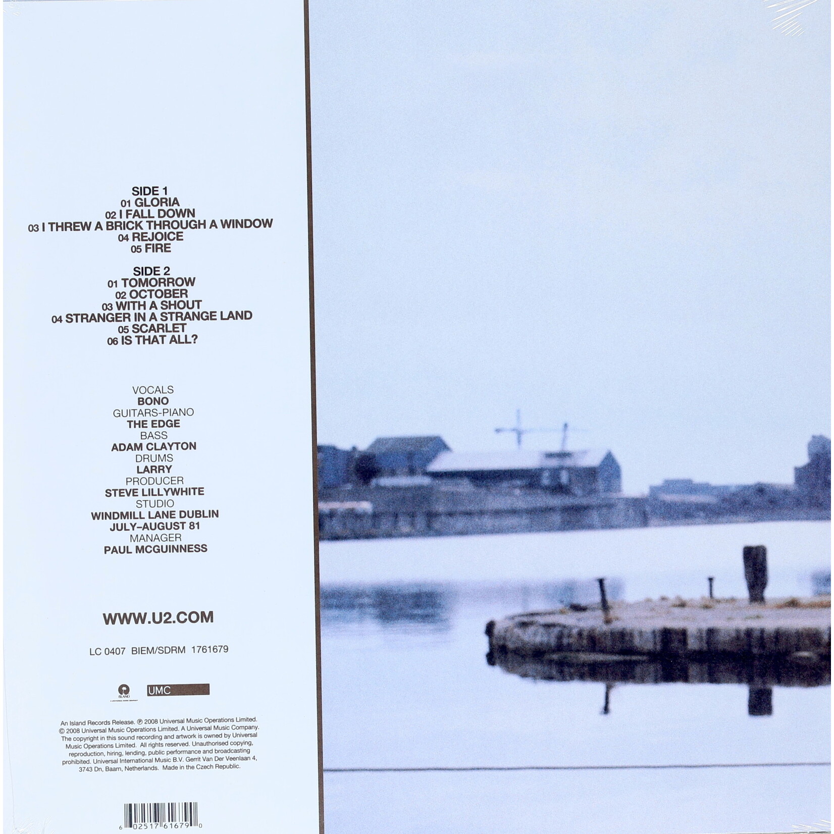 U2 - OCTOBER - LP