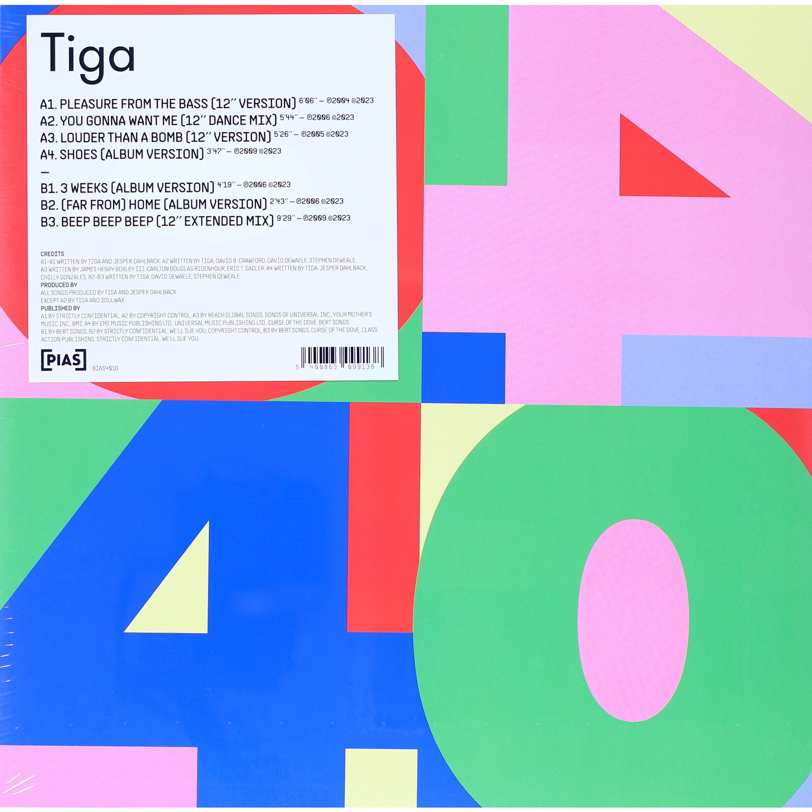 TIGA - PIAS 40 - LP