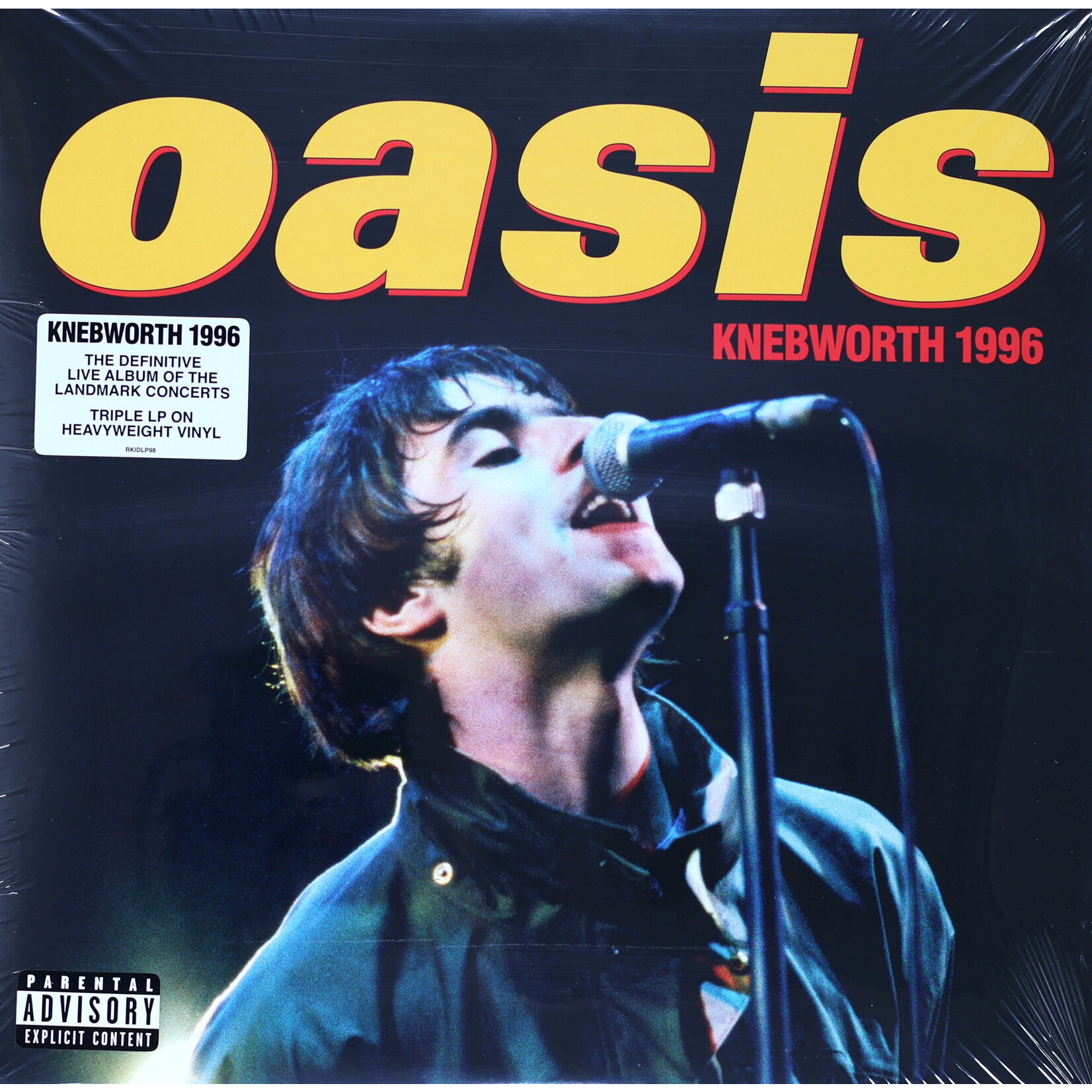 OASIS - KNEBWORTH 1996 - GATEFOLD 3LP
