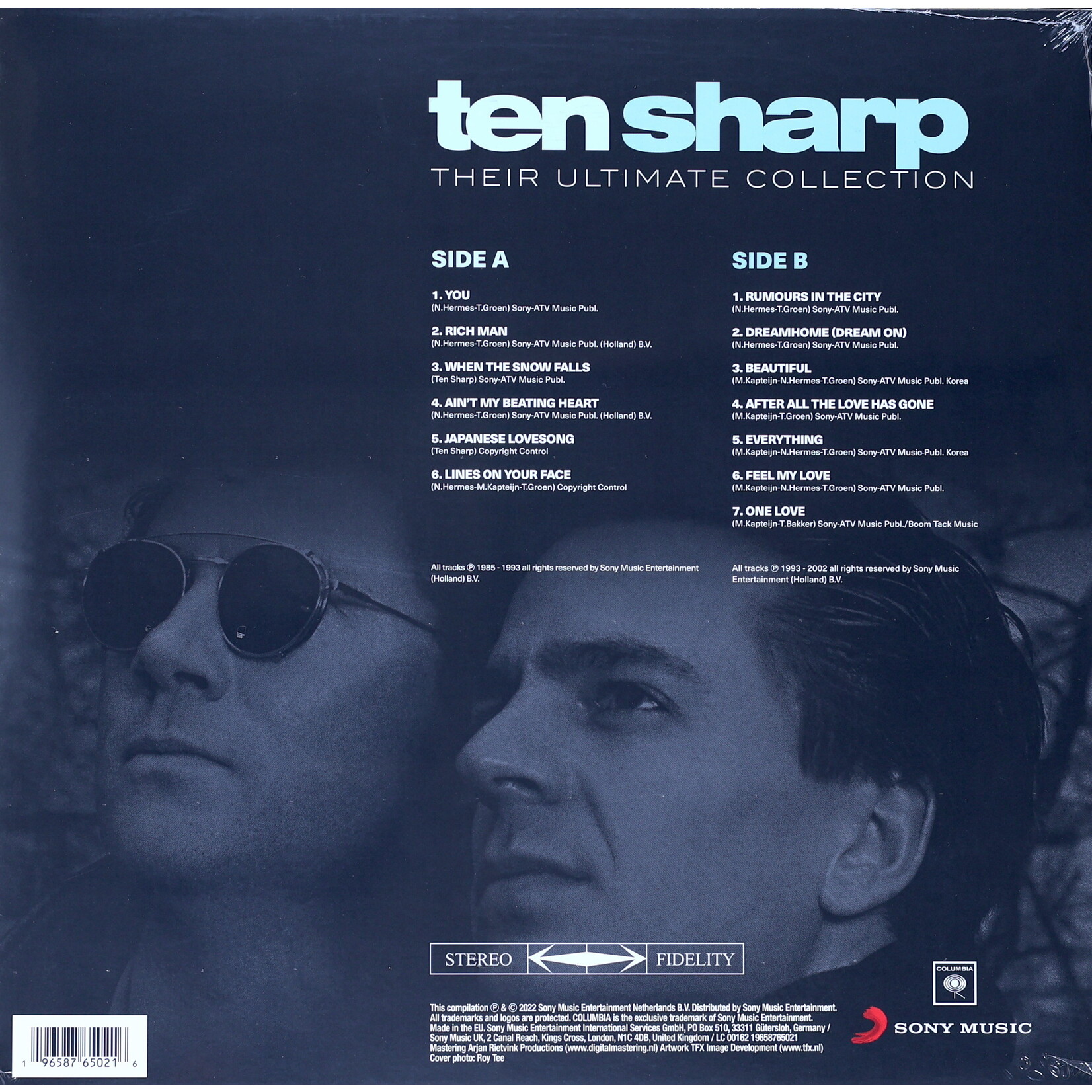 TEN SHARP - THEIR ULTIMATE COLLECTION - COLORED GREY LP