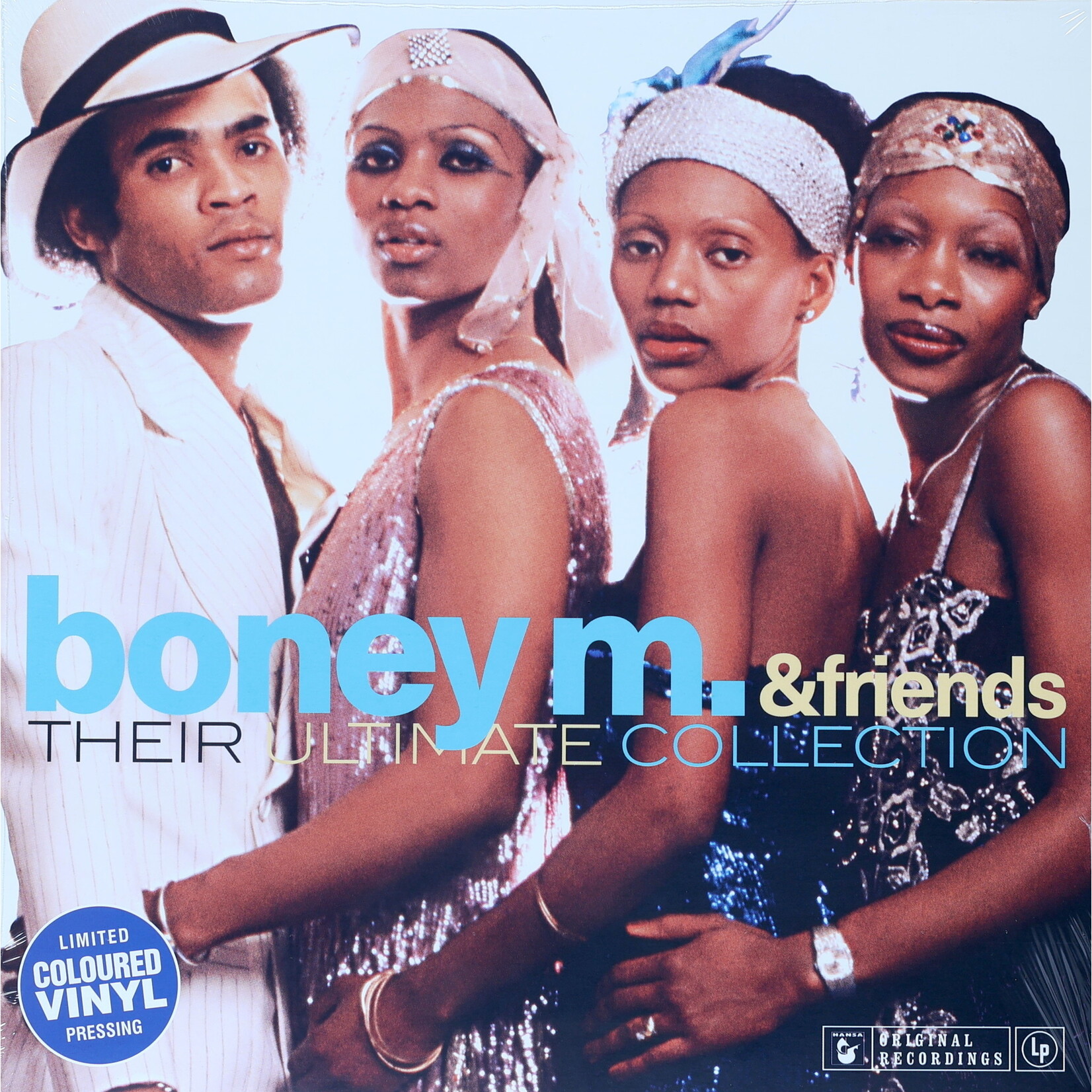 BONEY M. & FRIENDS - BONEY M. & FRIENDS - THEIR ULTIMATE COLLECTION - COLORED BLUE LP