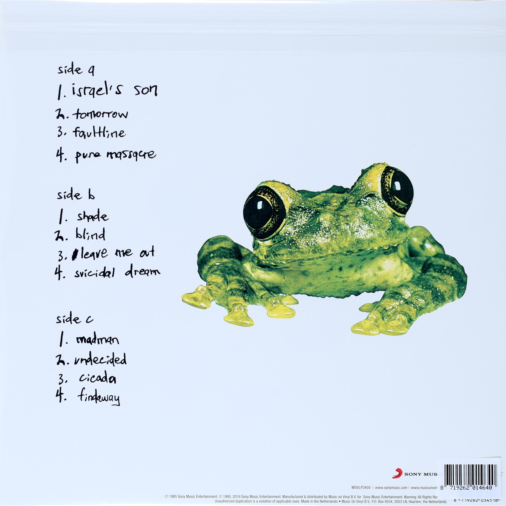 SILVERCHAIR - FROGSTOMP - GATEFOLD 2LP