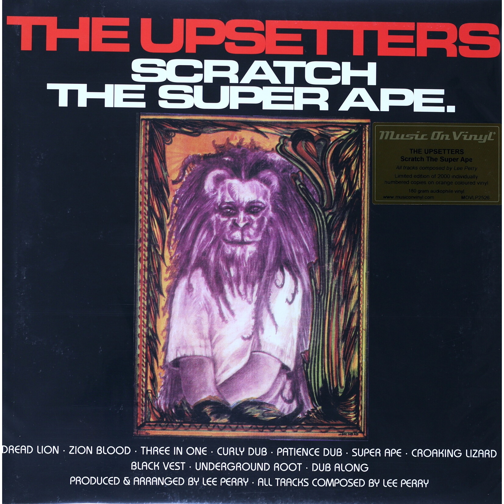 UPSETTERS - SCRATCH THE SUPER APE - COLORED ORANGE  LP