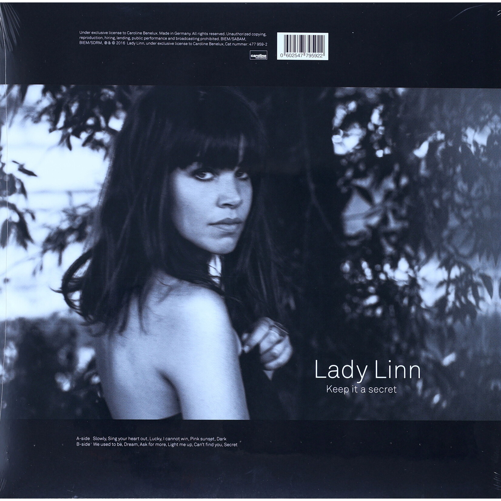 LADY LINN - KEEP IT A SECRET - LP