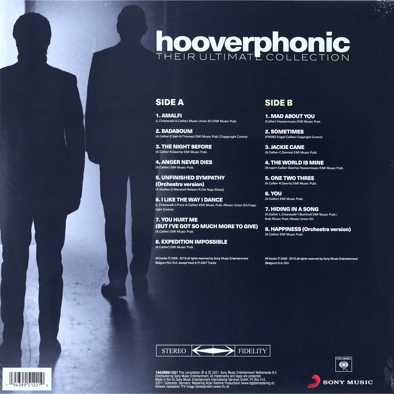 HOOVERPHONIC - THEIR ULTIMATE COLLECTION - LTD COLORED GREY LP