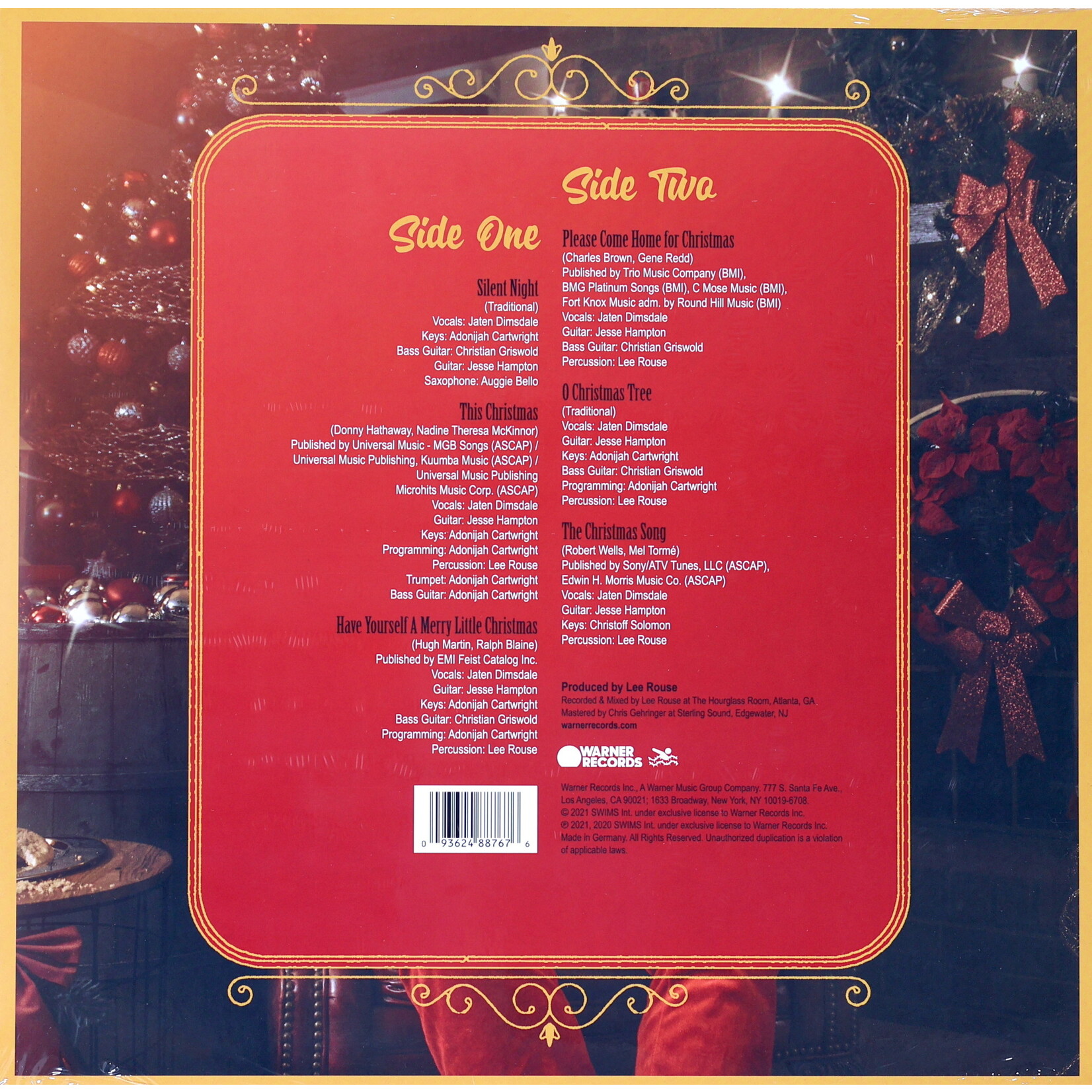 SWIMS, TEDDY - A VERY TEDDY CHRISTMAS - COLORED GREEN LP