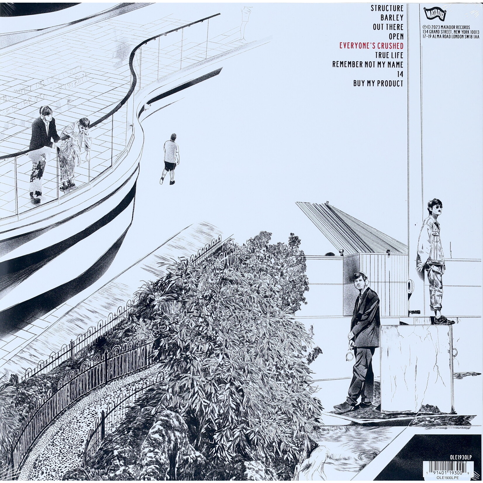 WATER FROM YOUR EYES - EVERYONE'S CRUSHED - LTD COLORED RED LP