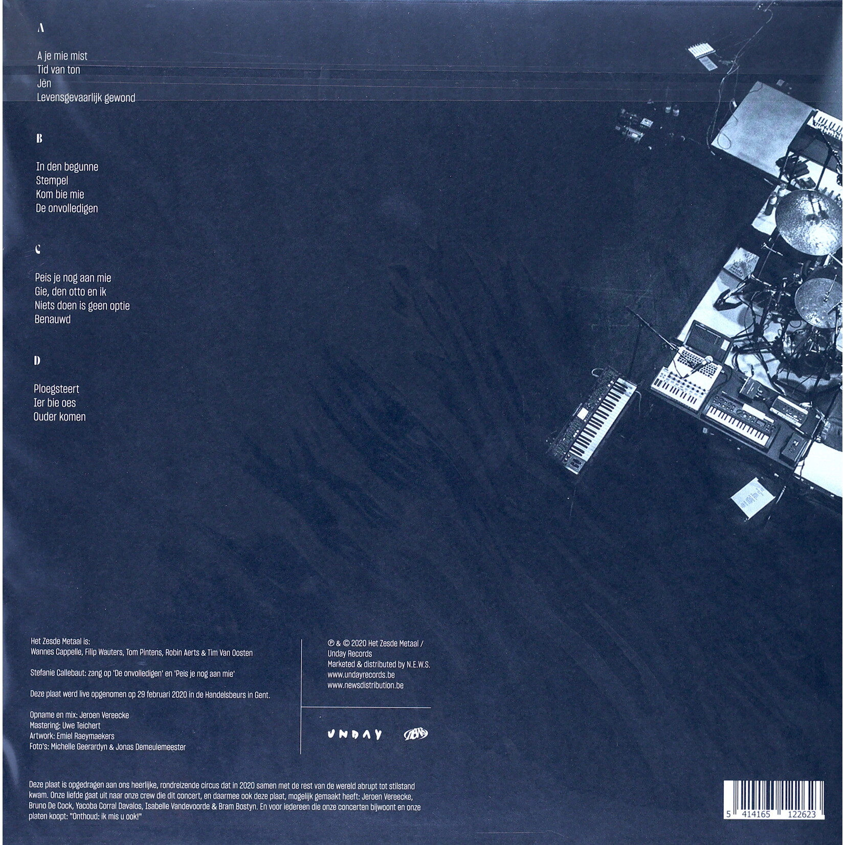 HET ZESDE METAAL - LIVE 2020 - GATEFOLD 2LP