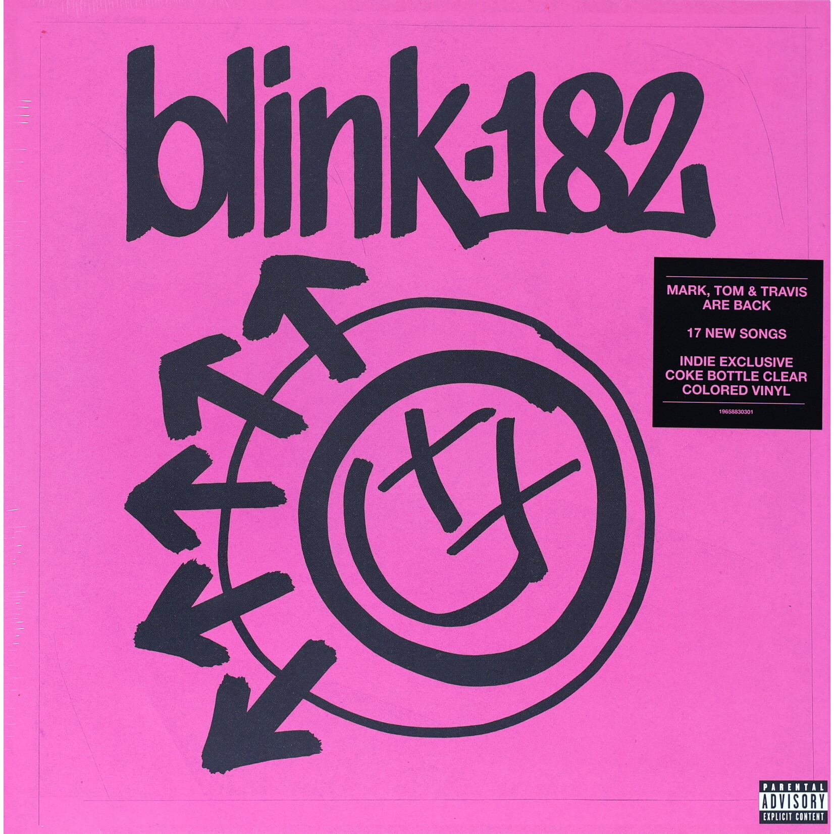 BLINK-182 - ONE MORE TIME... - GATEFOLD COLOURED COKE BOTTLE CLEAR LP