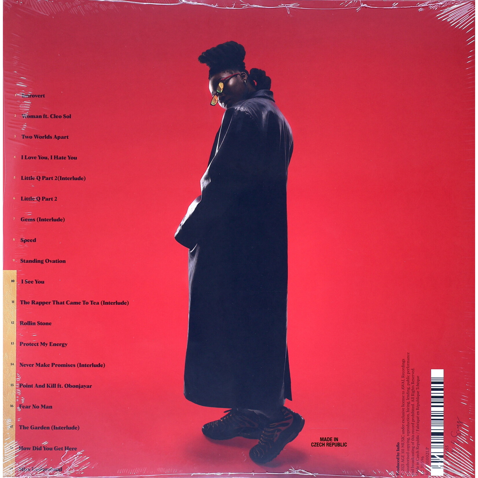 LITTLE SIMZ - SOMETIMES I MIGHT BE INTROVERT - GATEFOLD COLORED CLEAR 2LP