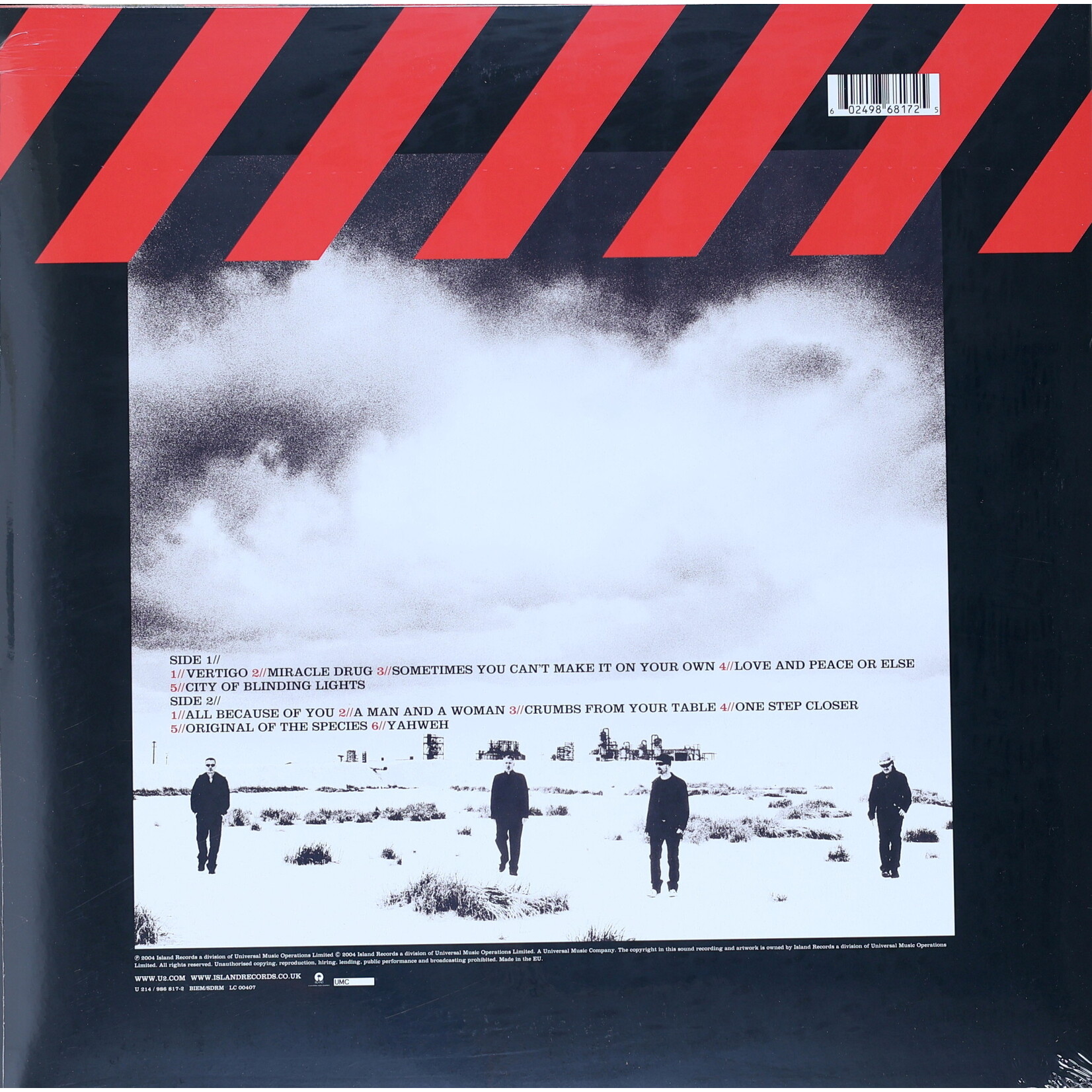 U2 - HOW TO DISMANTLE AN ATOMIC BOMB - LP