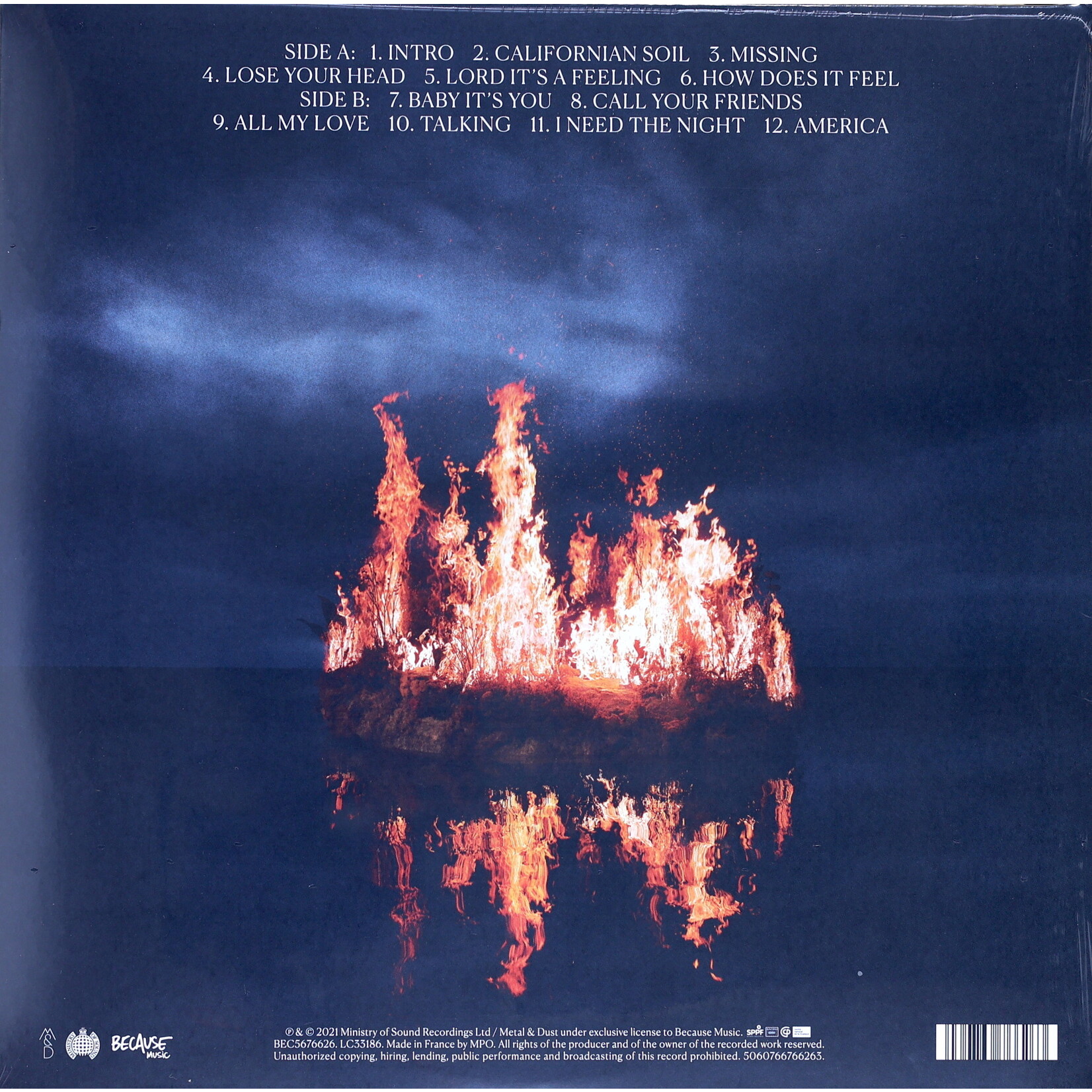 LONDON GRAMMAR - CALIFORNIAN SOIL - GATEFOLD 2LP