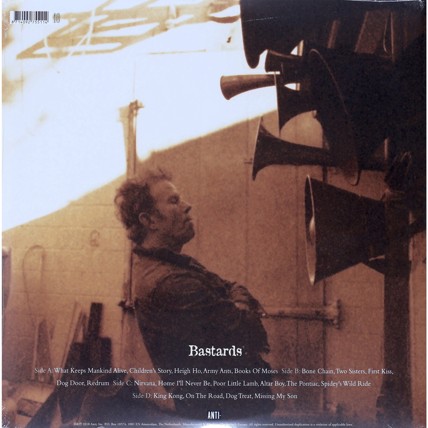 WAITS, TOM - BASTARDS ORPHANS - GATEFOLD 2LP
