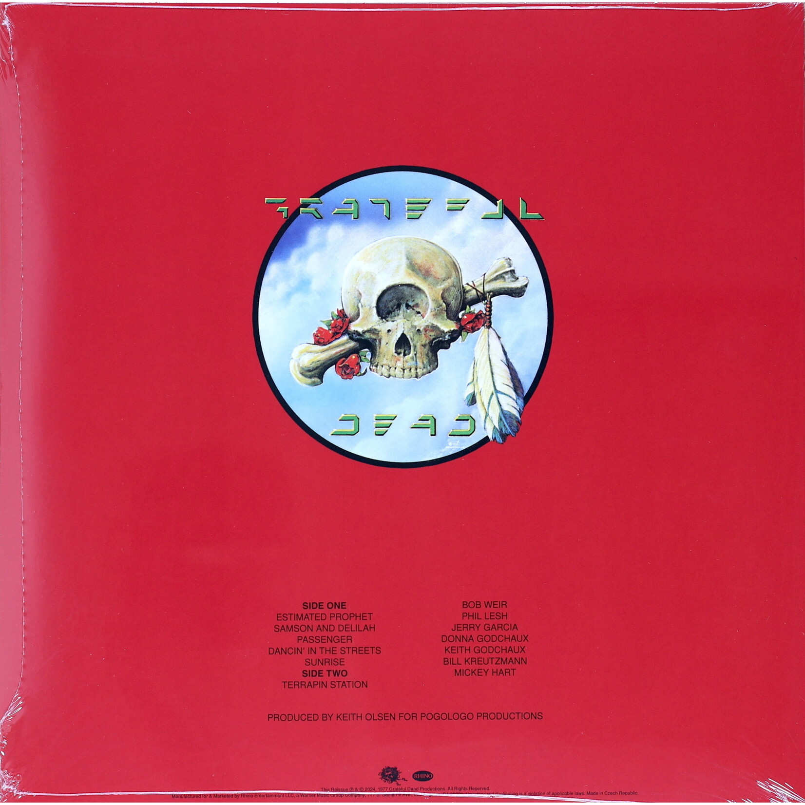 GRATEFUL DEAD - TERRAPIN STATION - COLORED EMERALD GREEN  LP