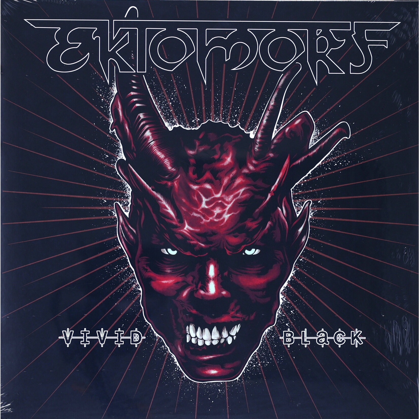 EKTOMORF - VIVID BLACK - COLORED RED LP