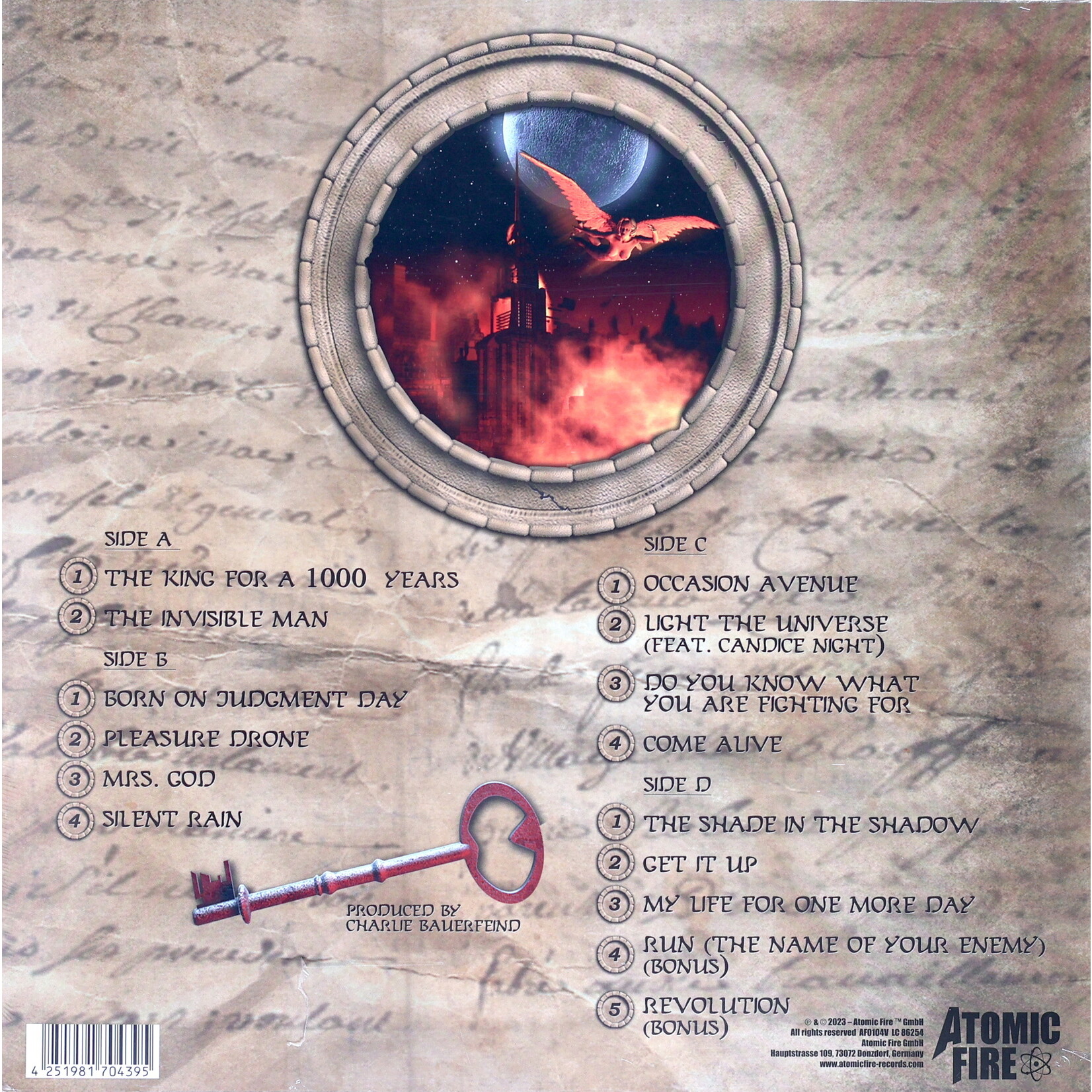 HELLOWEEN - KEEPER OF THE SEVEN KEYS: THE LEGACY - GATEFOLD COLORED RED ORANGE WHITE 2LP