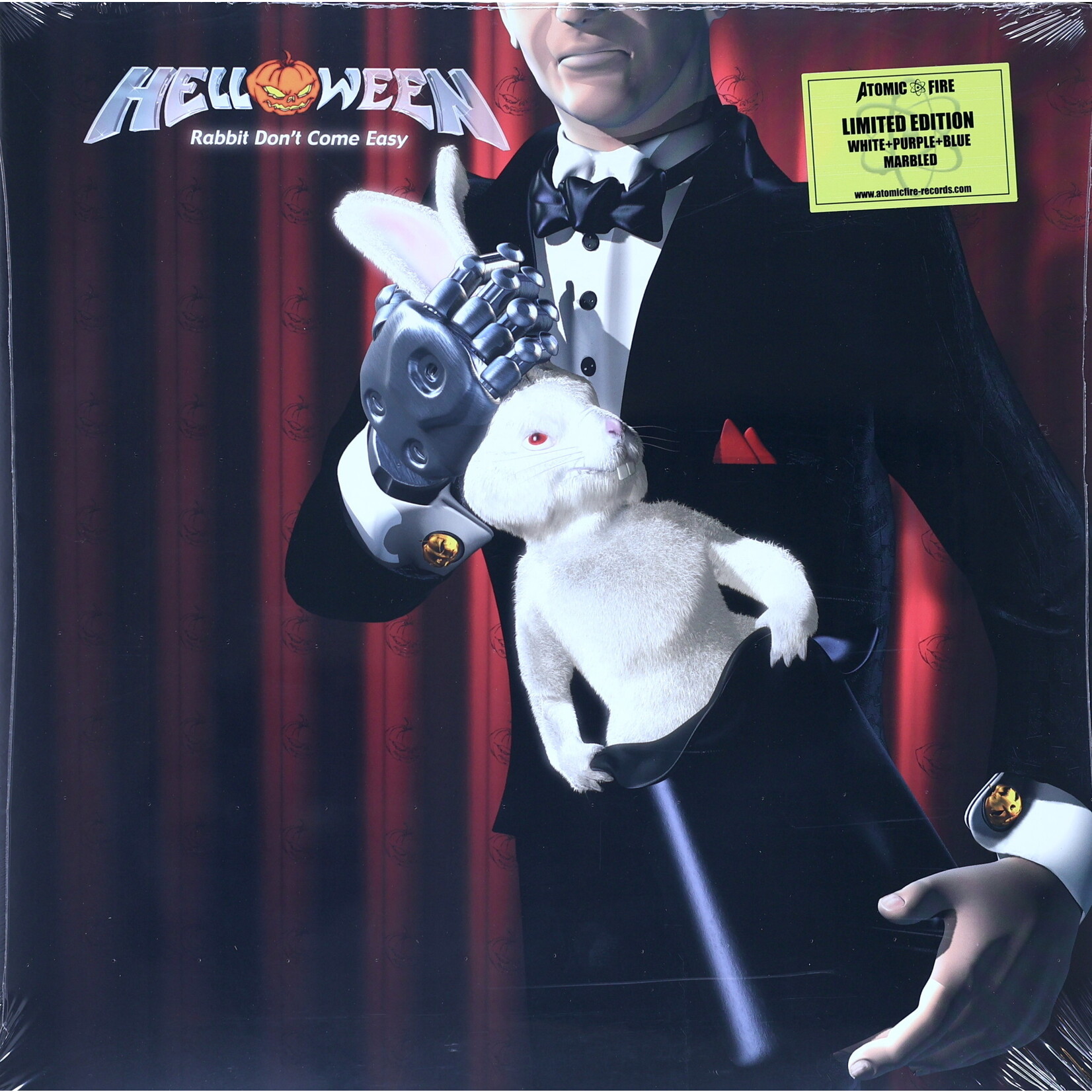 HELLOWEEN - RABBIT DON'T COME EASY - GATEFOLD COLORED WHITE PURPLE BLUE MARBLED 2LP