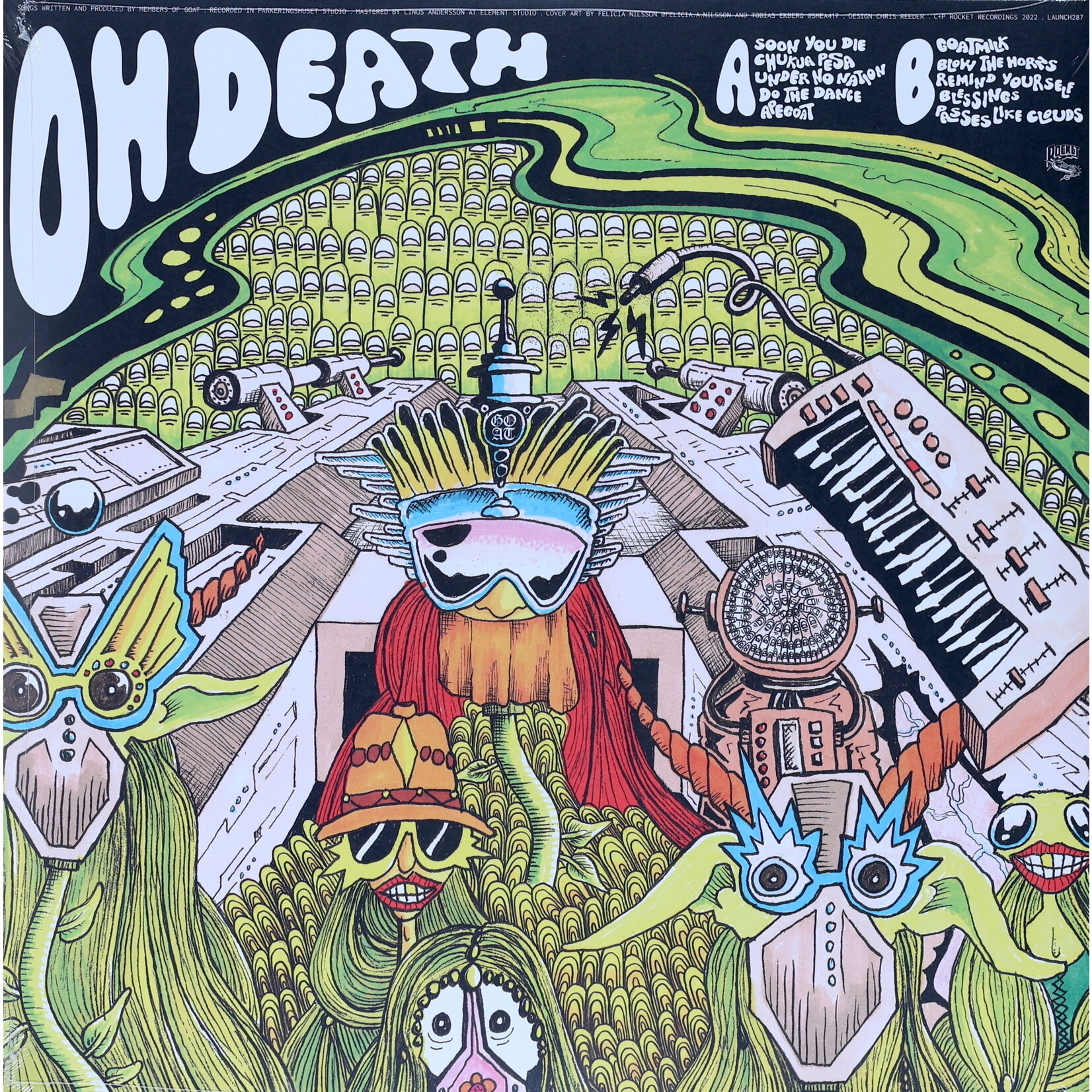 GOAT - OH DEATH - GATEFOLD COLORED CLOUDBERRY SWIRL LP