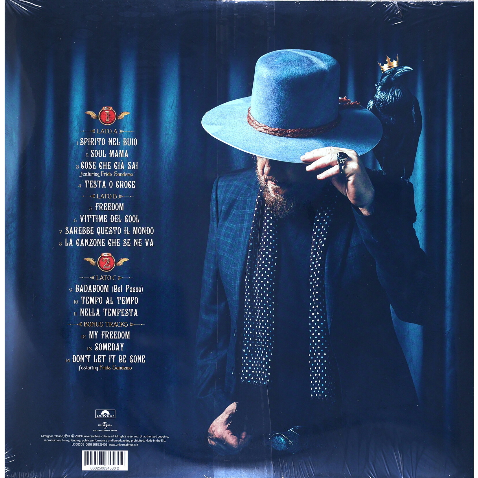 ZUCCHERO - D.O.C. - LTD GATEFOLD COLORED YELLOW 2LP