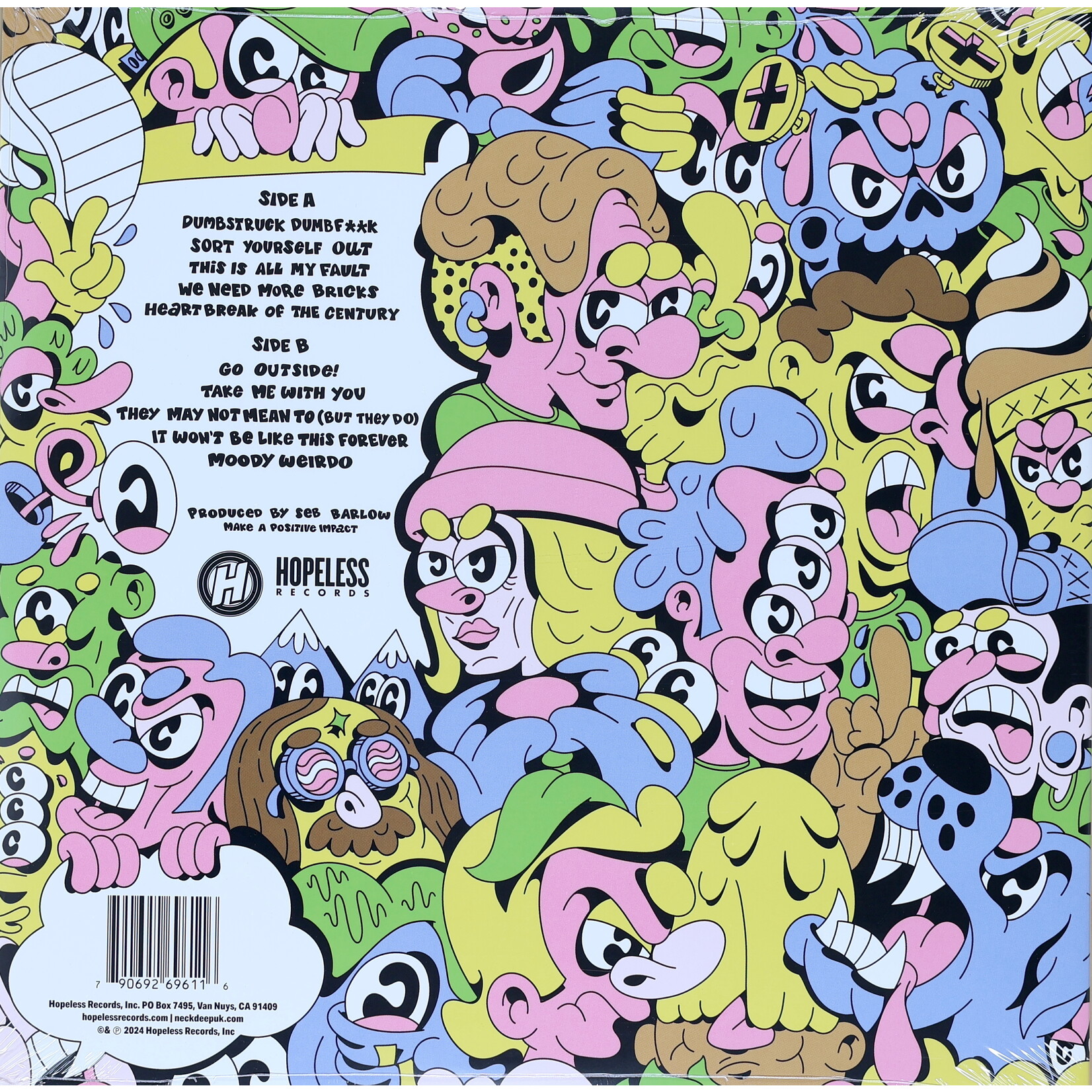 NECK DEEP - NECK DEEP - COLORED ORANGE LP