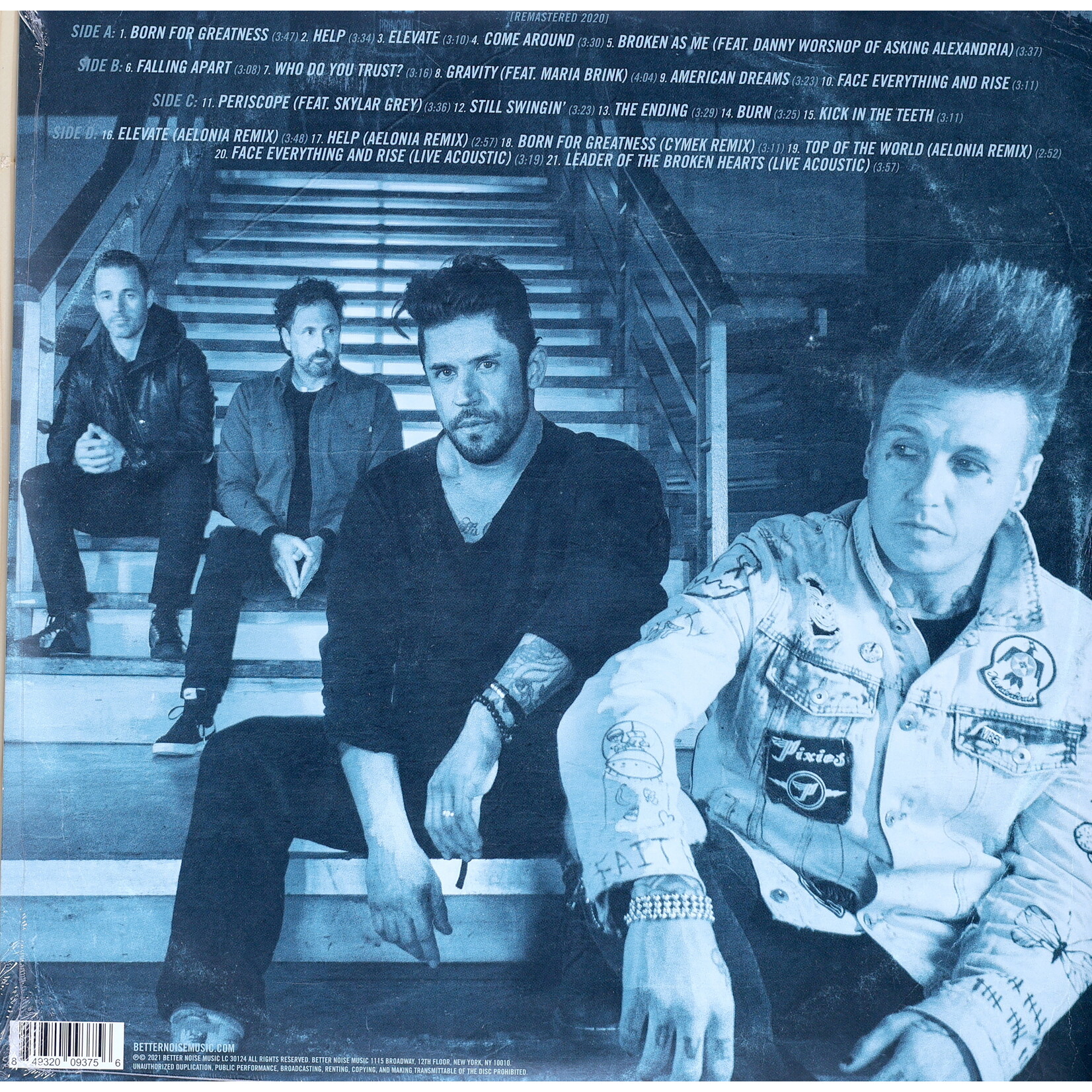 PAPA ROACH - GREATEST HITS VOL.2 THE BETTER NOISE YEARS - COLORED CLEAR 2LP