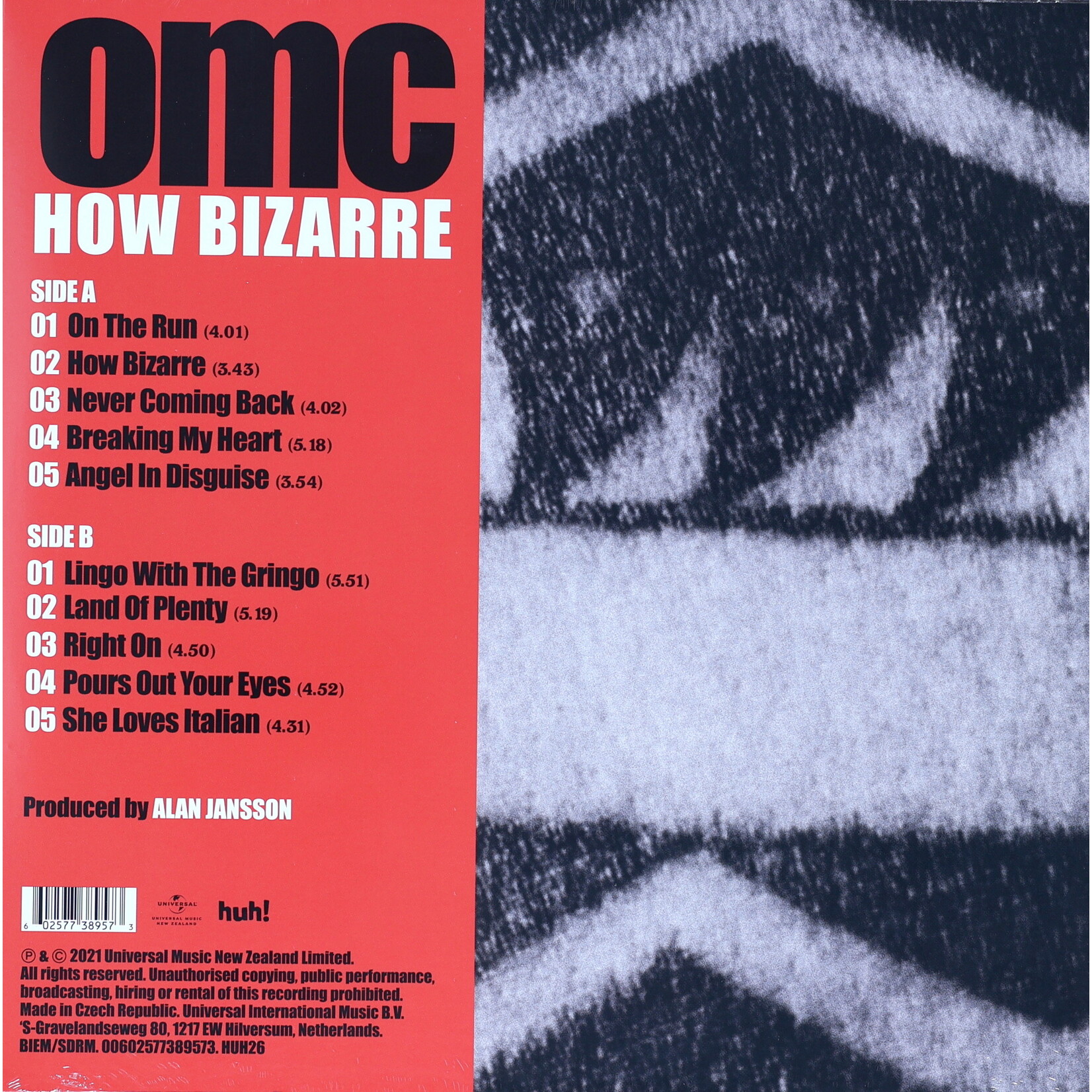 OMC - HOW BIZARRE - REISSUE 25TH ANNIVERSARY LP