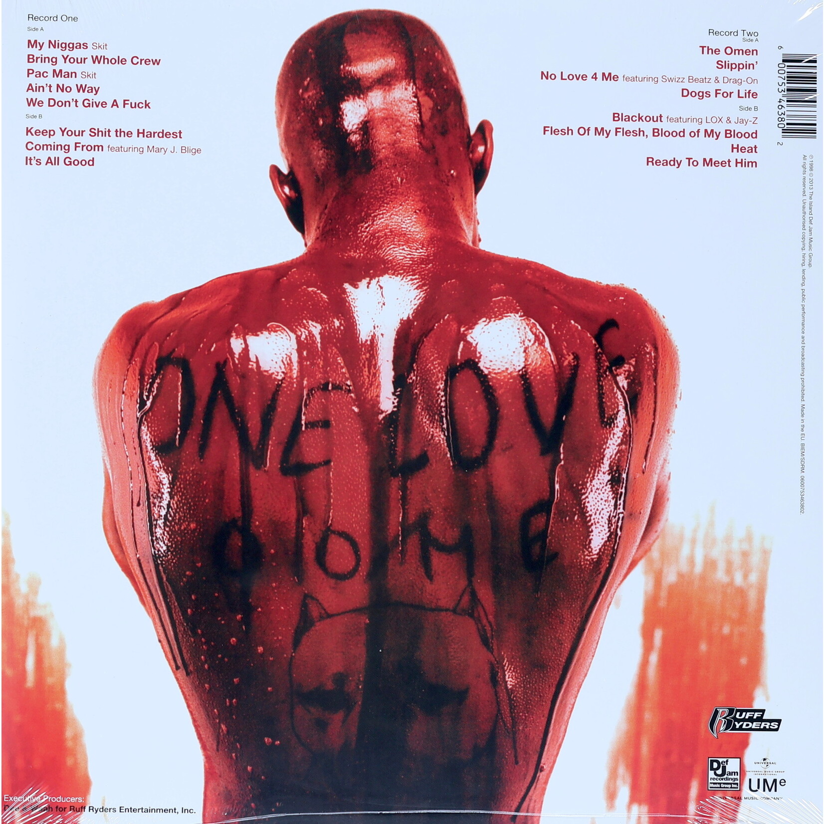 DMX - FLESH OF MY FLESH - 2LP + DOWNLOAD CODE