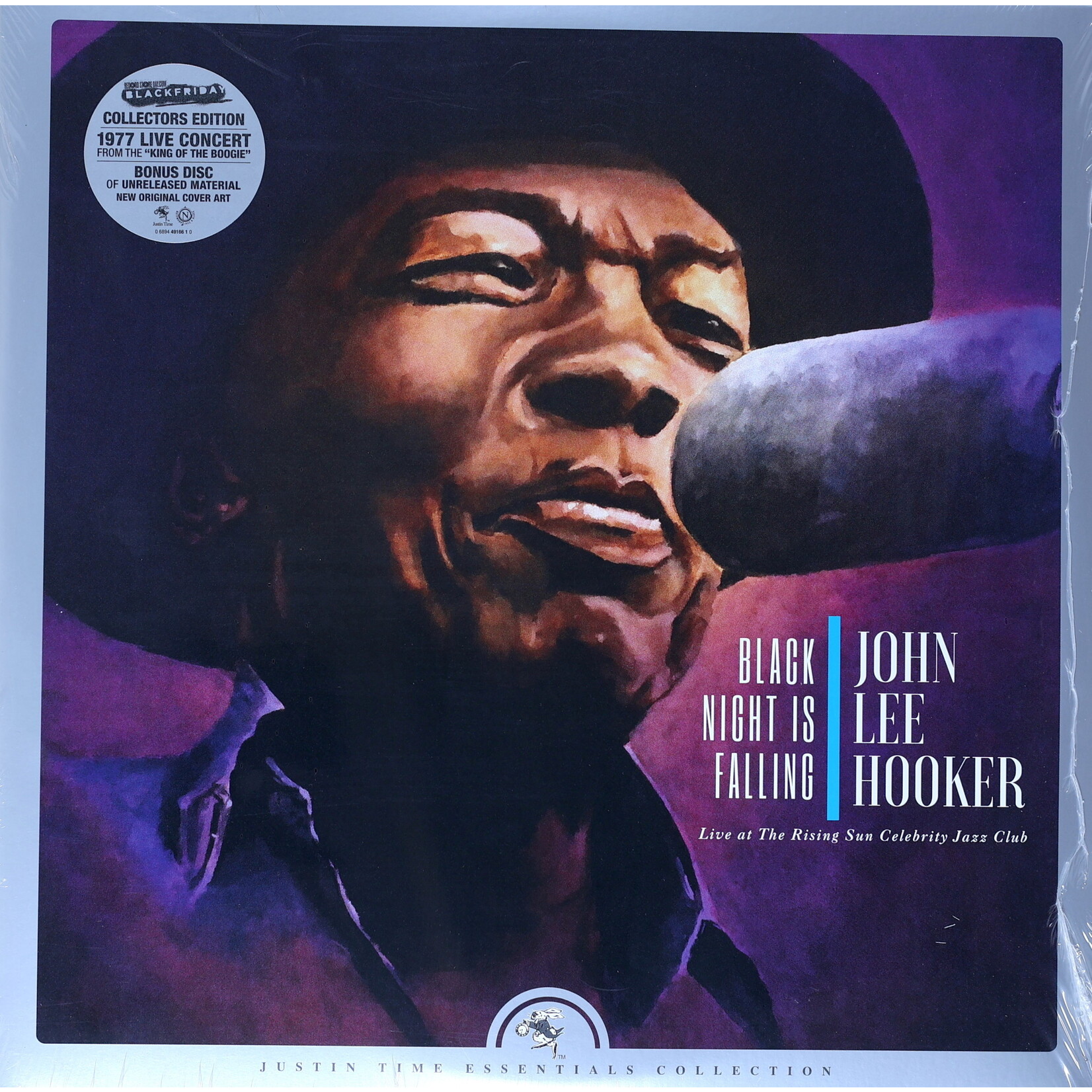 HOOKER, JOHN LEE BLACK NIGHT IS FALLING - LIVE AT THE RISING SUN CELEBRITY JAZZ CLUB - GATEFOLD 2LP