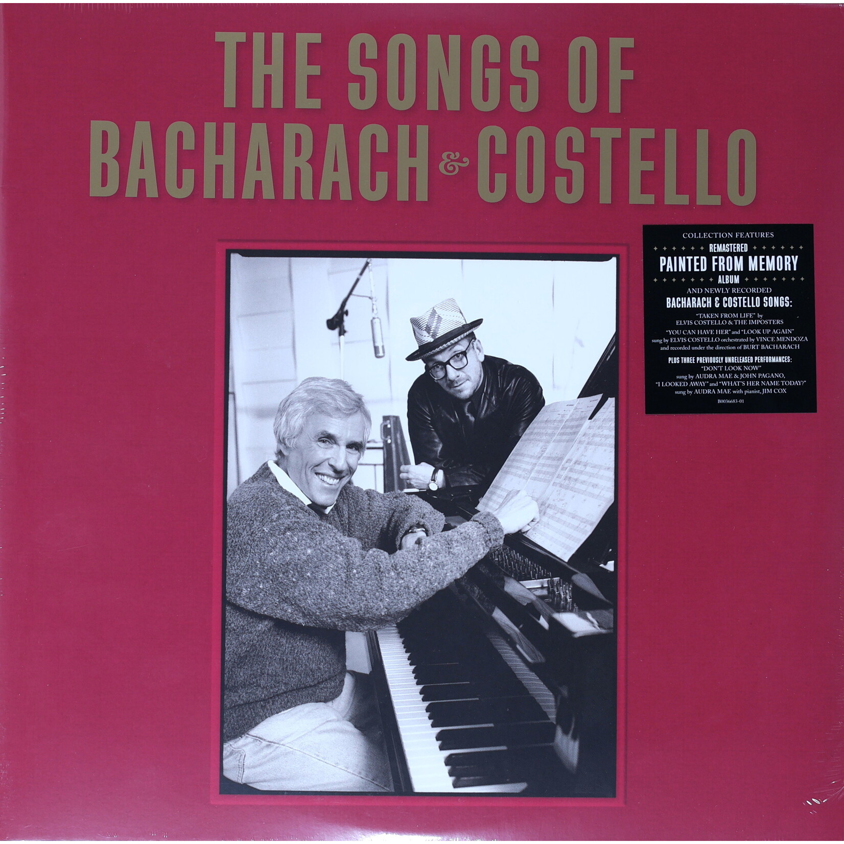 COSTELLO, ELVIS & BURT BACHARACH - SONGS OF BACHARACH & COSTELLO - GATEFOLD REMASTERED 2LP