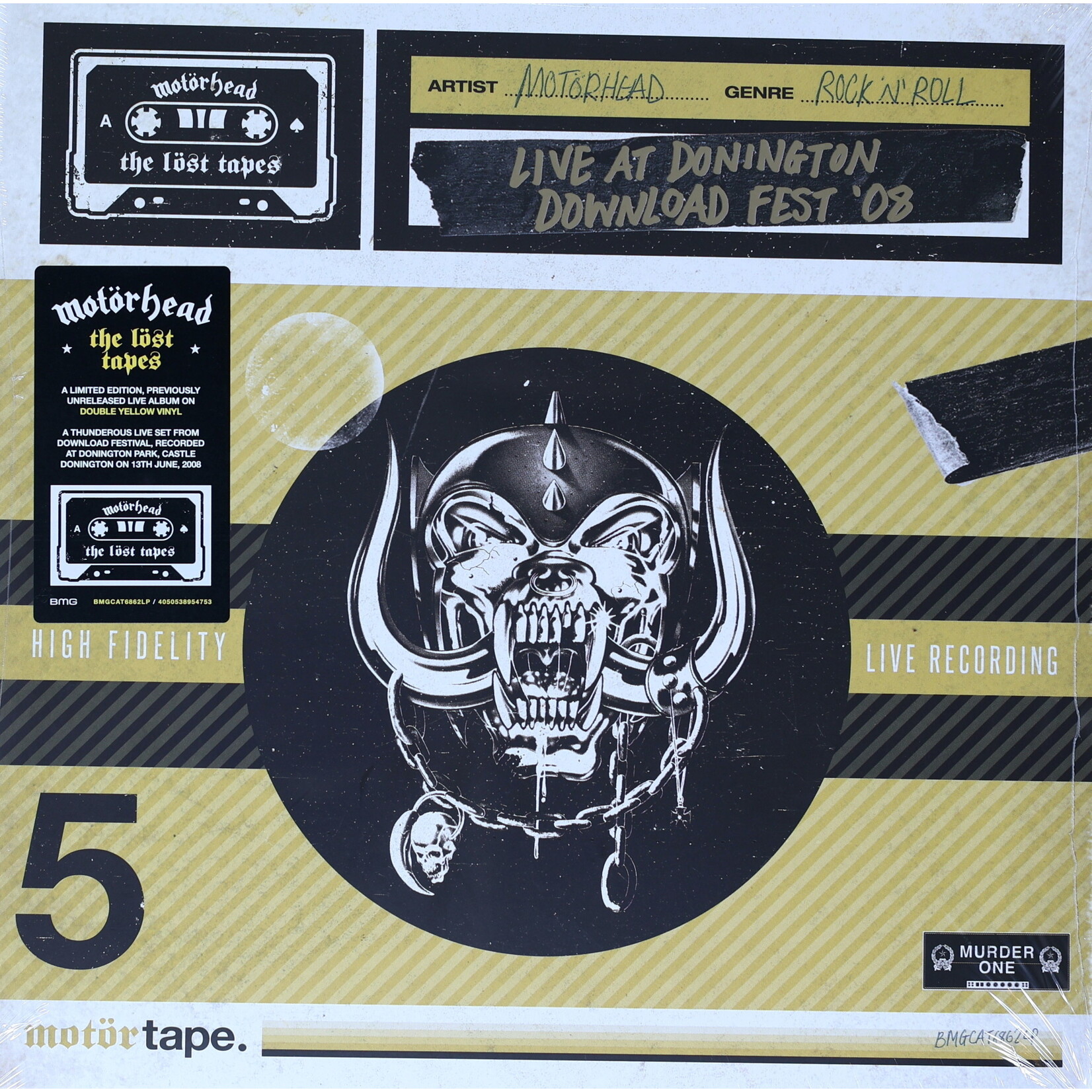 MOTORHEAD - THE LOST TAPES, VOL. 5 - GATEFOLD COLORED YELLOW 2LP