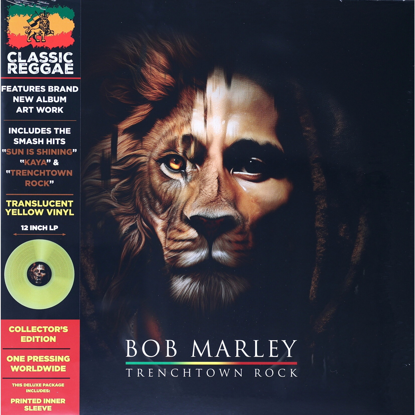 BOB MARLEY - TRENCHTOWN ROCKERS - LTD REMASTERED COLORED YELLOW LP