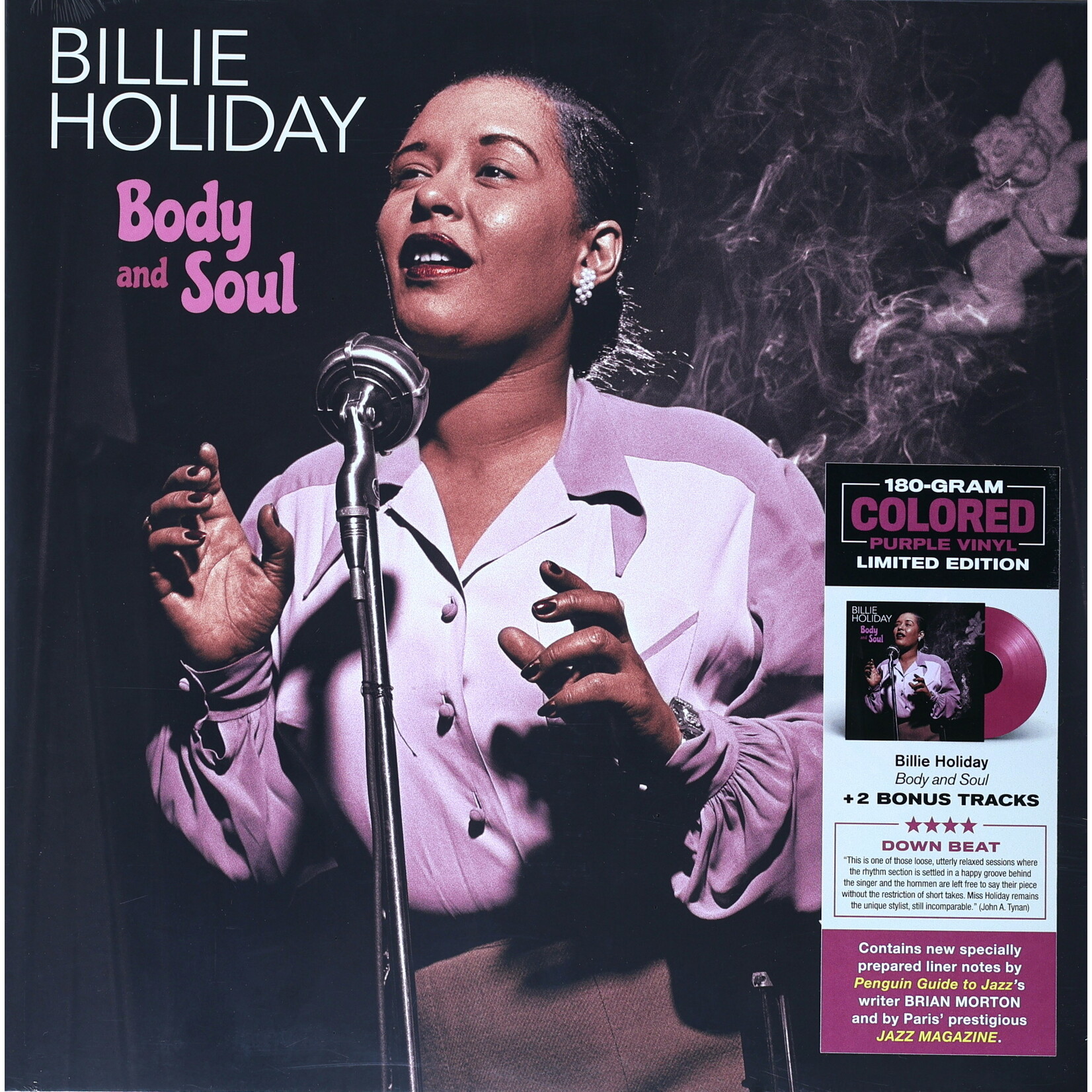 HOLIDAY, BILLIE - BODY AND SOUL - LTD REISSUE COLORED PURPLE LP