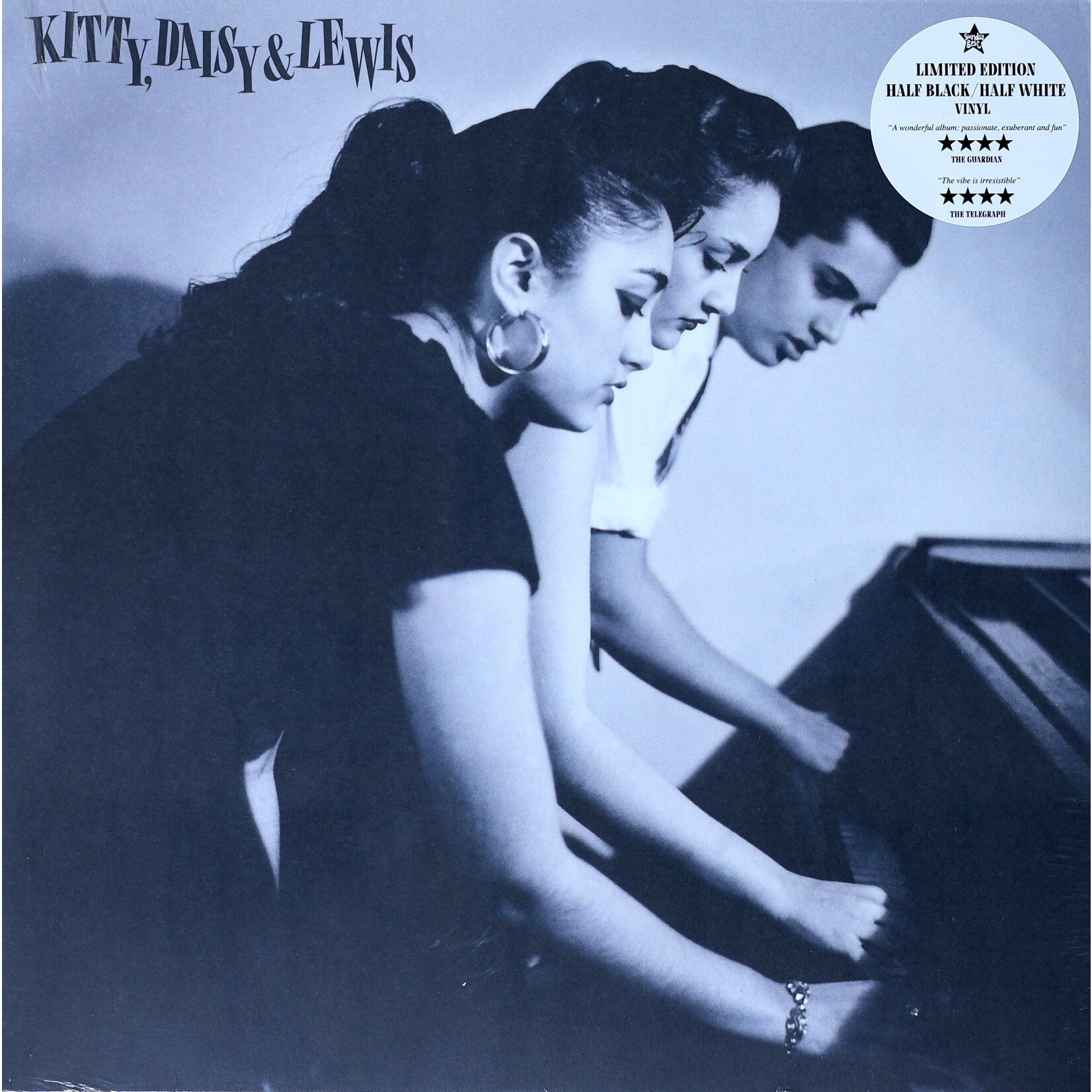 KITTY, DAISY & LEWIS - KITTY, DAISY & LEWIS - LTD COLORED BLACK & WHITE SPLIT LP