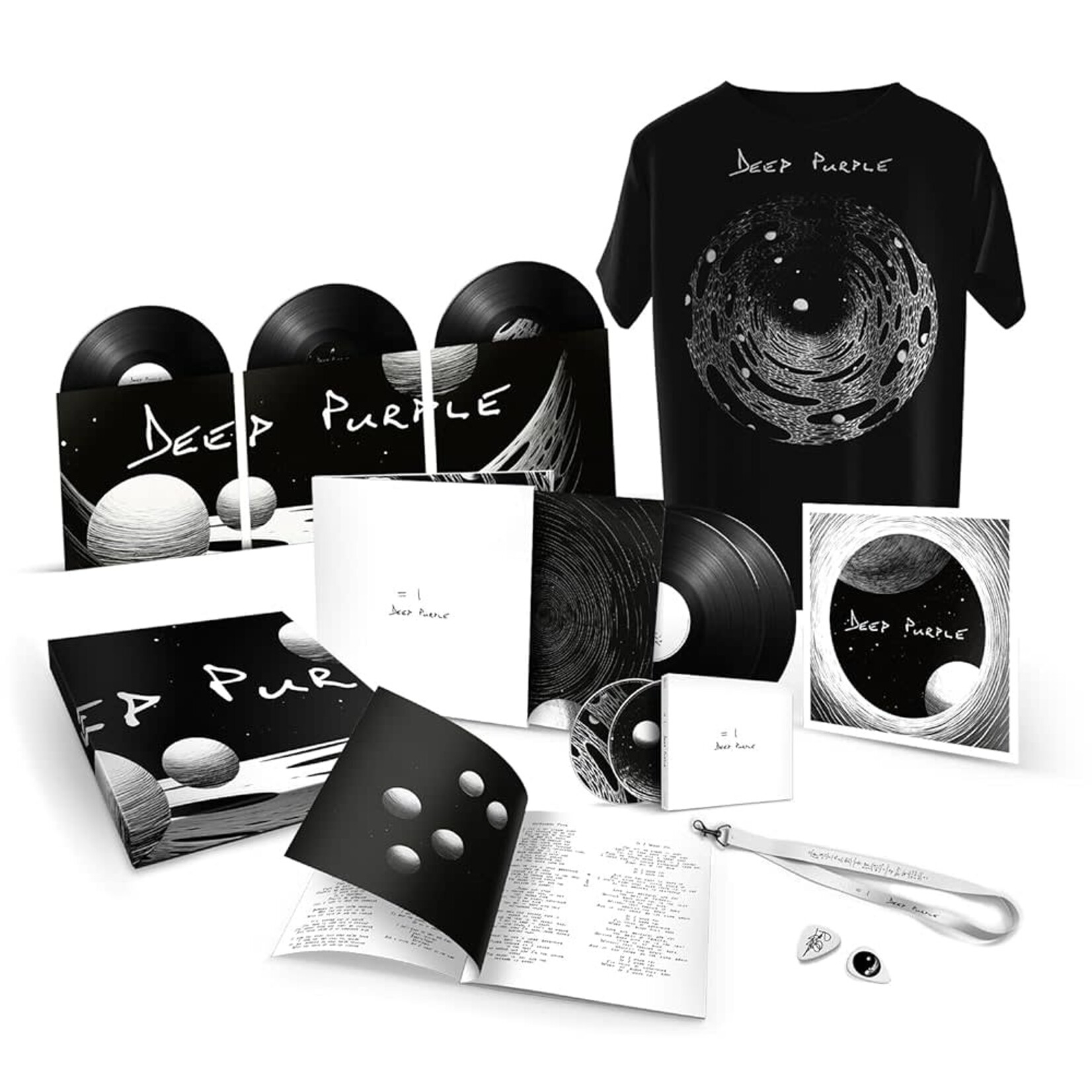 DEEP PURPLE - =1 - LTD BOX SET 2LP + 3 X 10INCH + CD + DVD + T-SHIRT