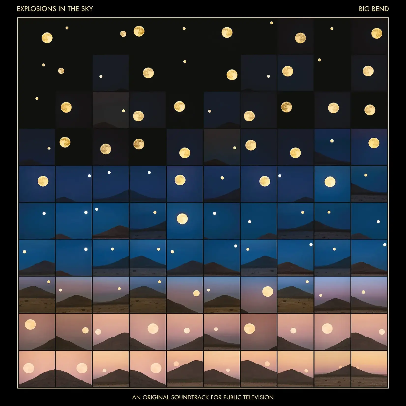 EXPLOSIONS IN THE SKY - BIG BEND - OST GATEFOLD COLORED BLUE SKY 2LP