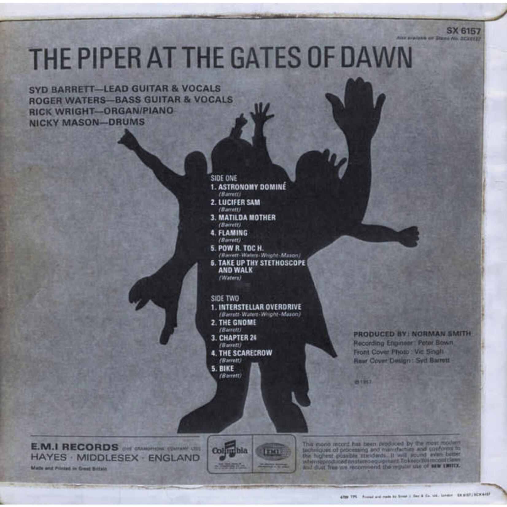 PINK FLOYD - PIPER AT THE GATES OF DAWN - REMASTERED REISSUE LP