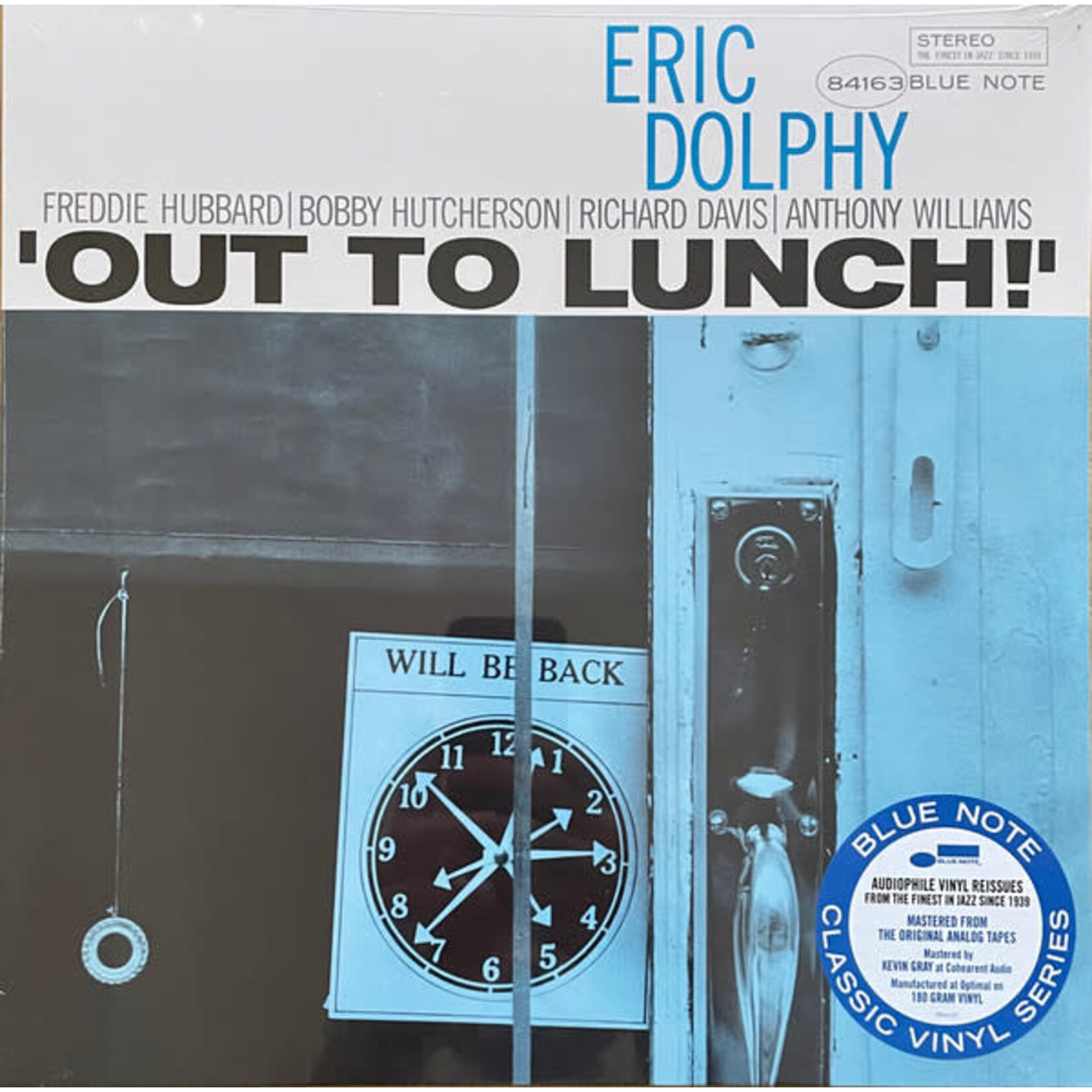 DOLPHY, ERIC - OUT TO LUNCH! - REISSUE LP