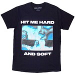 BILLIE EILISH HIT ME HARD AND SOFT NEGATIVE UNI NAVY T SHIRT: L